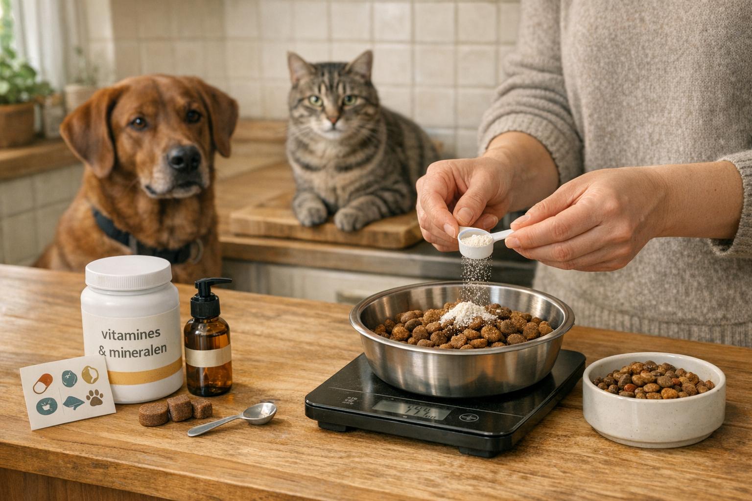 Vitamines en mineralen voor honden en katten - voedingsgids TIERLO