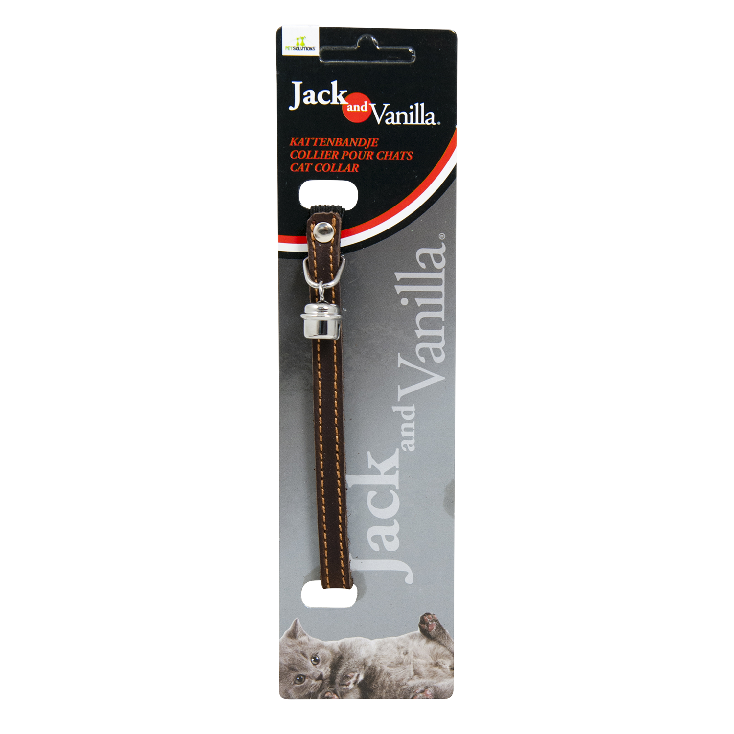 Jack and Vanilla Timeless Greased Leather Kattenhalsband