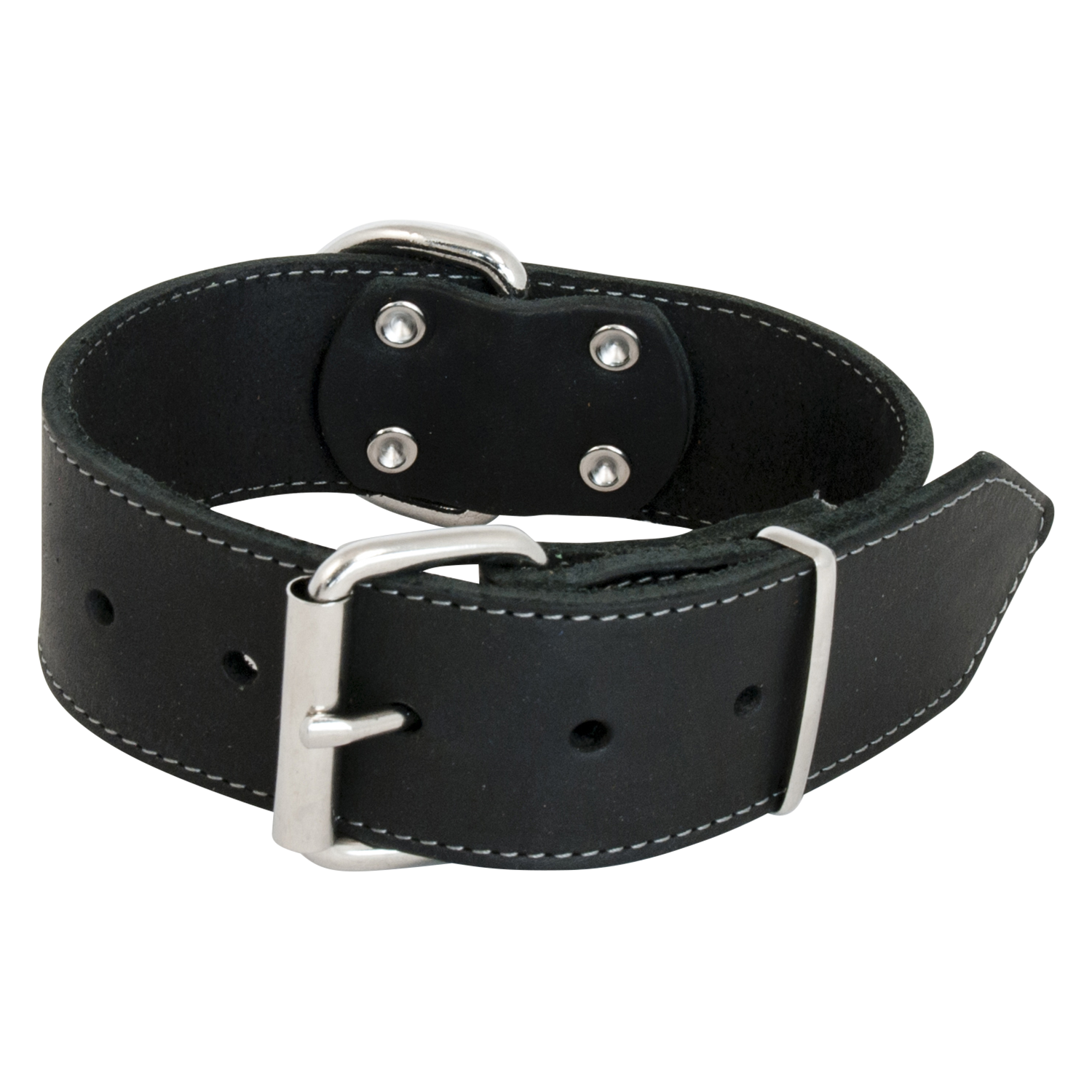 Jack and Vanilla Timeless Greased Leather Brede halsband