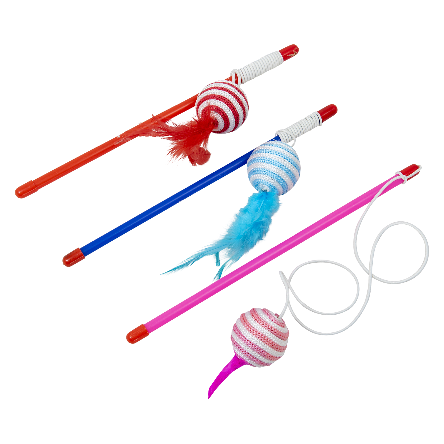 Jack and Vanilla Kattenspeeltje House of Colors Fun Danglers - 46cm - Assorti
