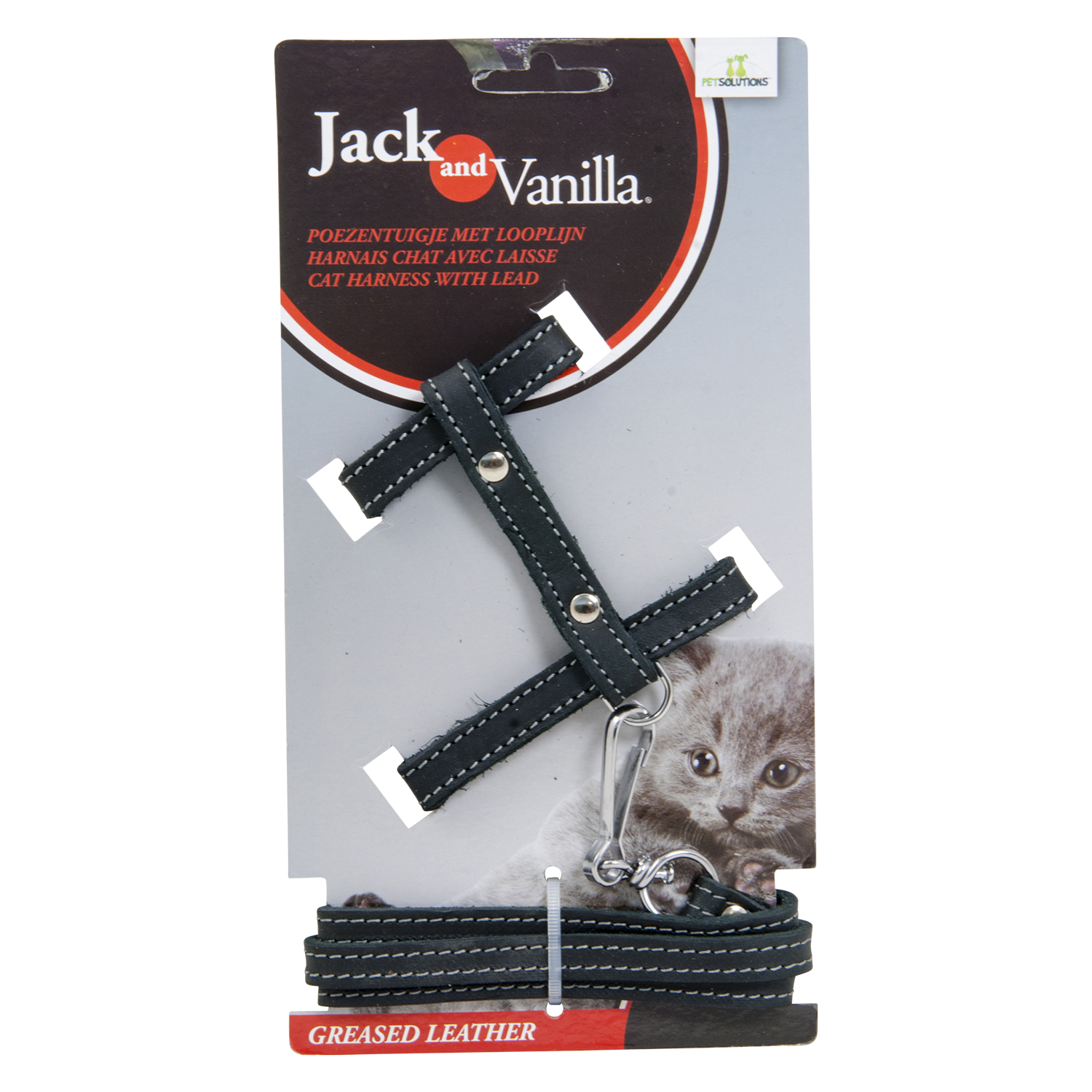 Jack and Vanilla Timeless Greased Leather Kattentuigje
