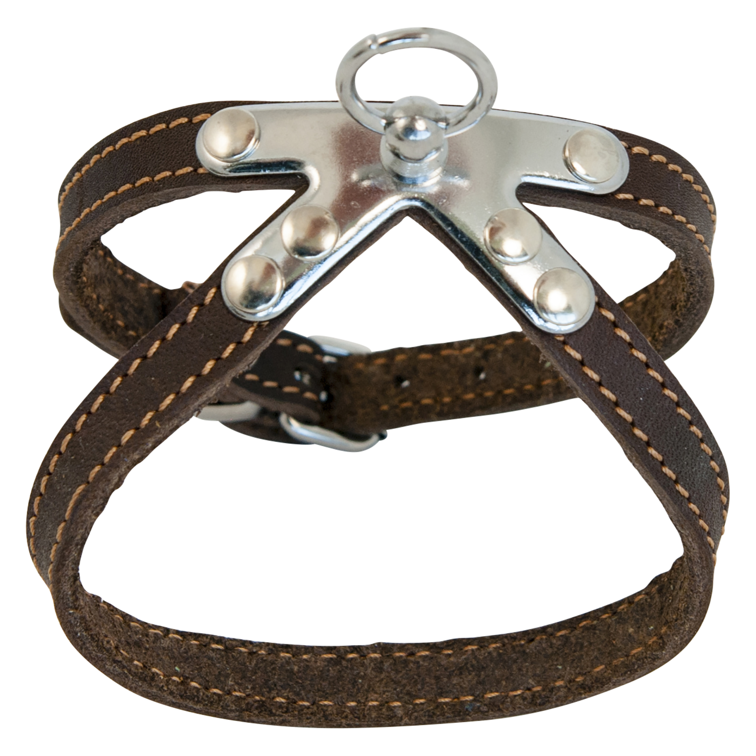 Jack and Vanilla Springtuigje Timeless Greased Leather - 10mmx40cm - Bruin
