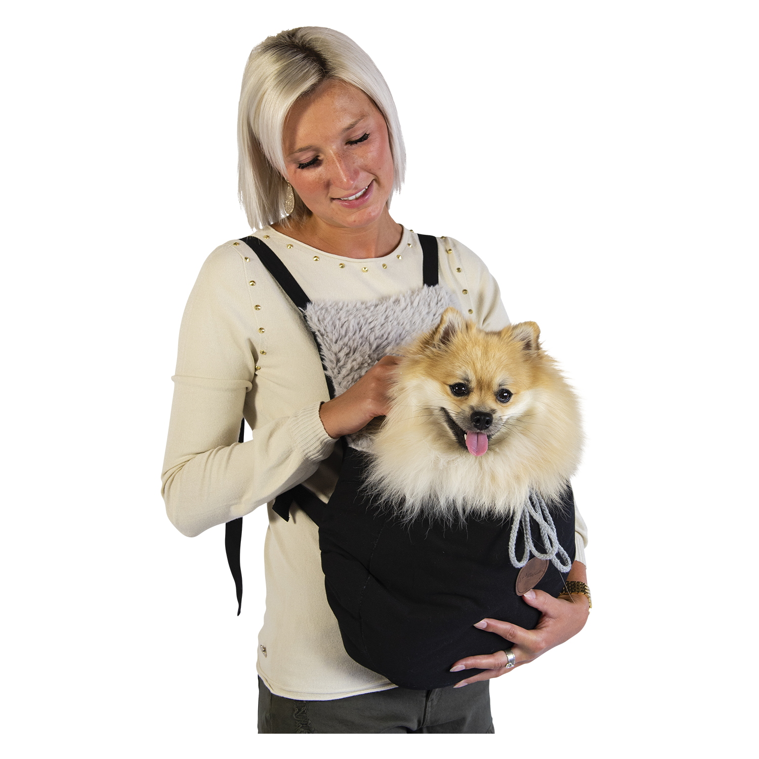 Jack and Vanilla Kangoeroezak Home Sweet Home Shell - 42x42cm - Shell