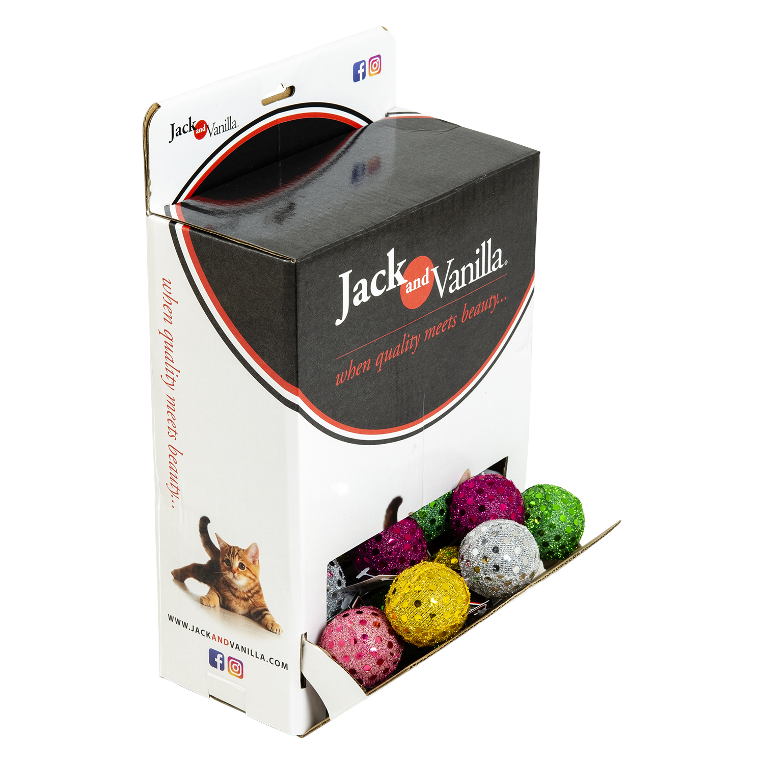 Jack and Vanilla speeltje voor katten, 4 cm