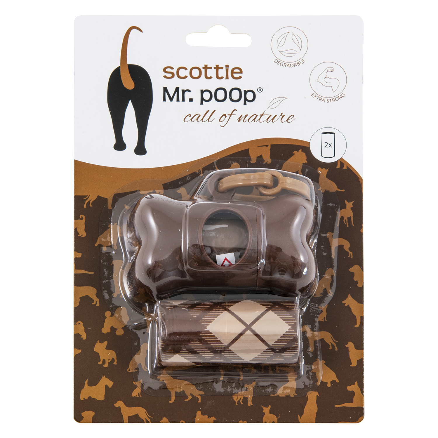 Mr. Poop Poepzakjes & -houders Scottie -