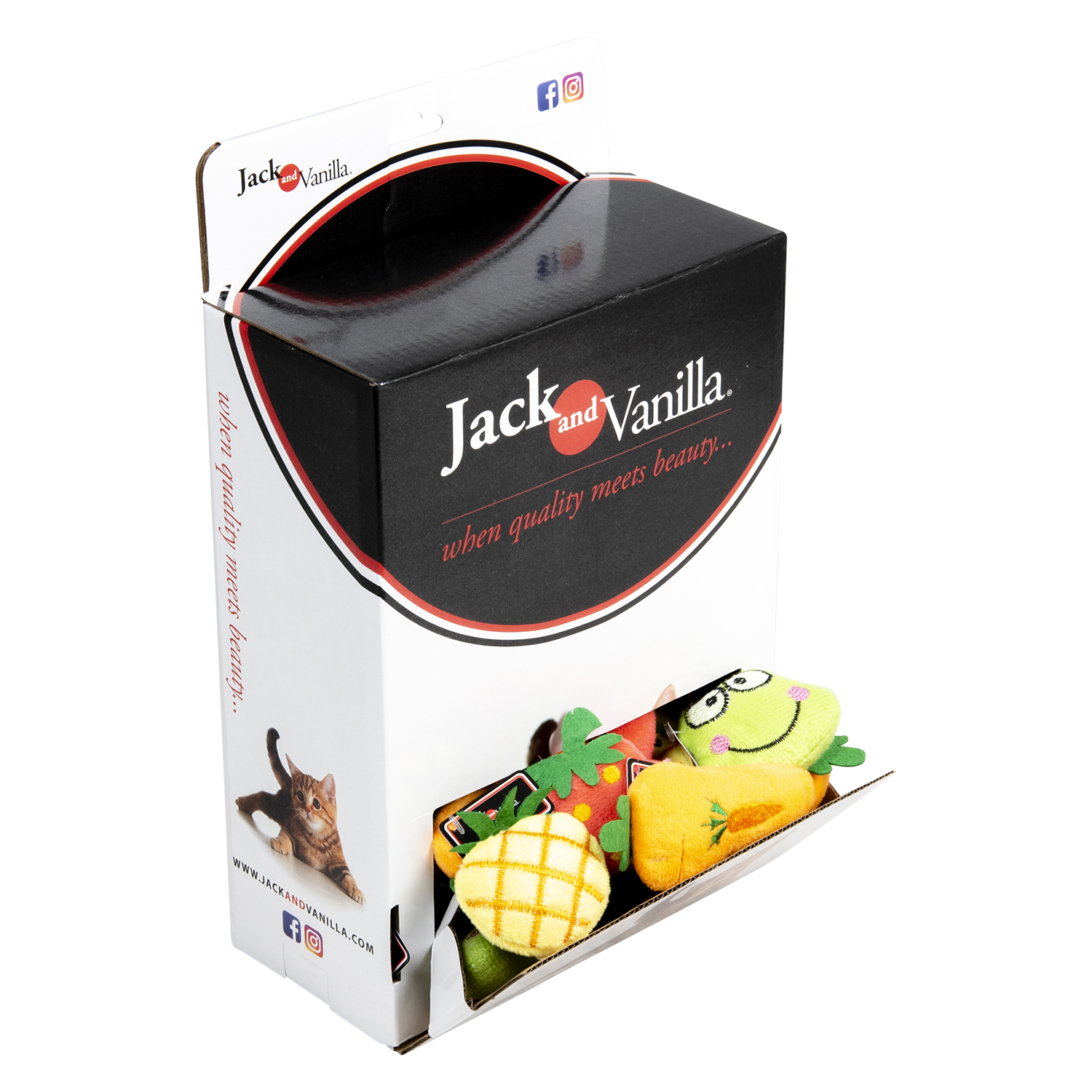 Jack and Vanilla Kattenspeeltje House of Colors Cat Toys - 6cm - Assorti