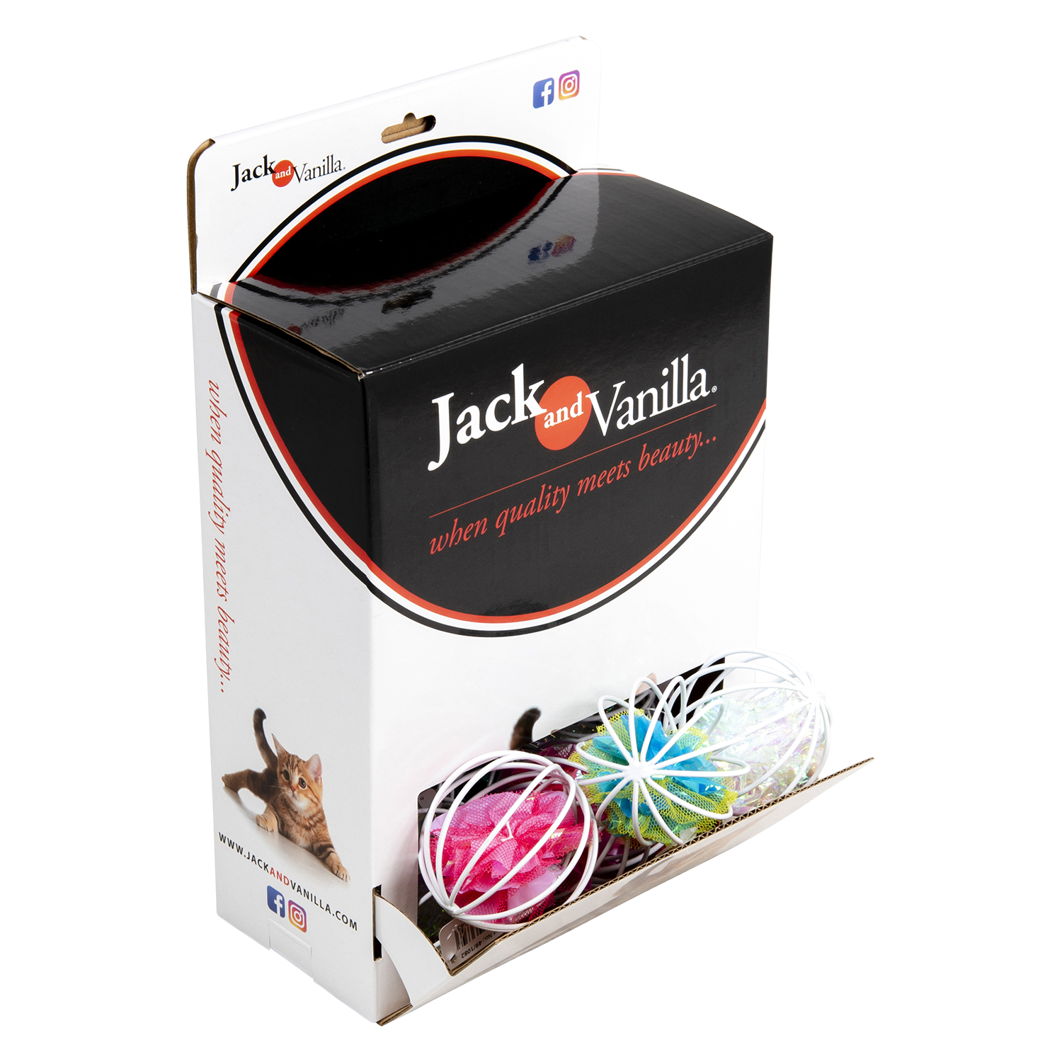 Jack and Vanilla Kattenspeeltje House of Colors Cat Toys - 5cm - Assorti