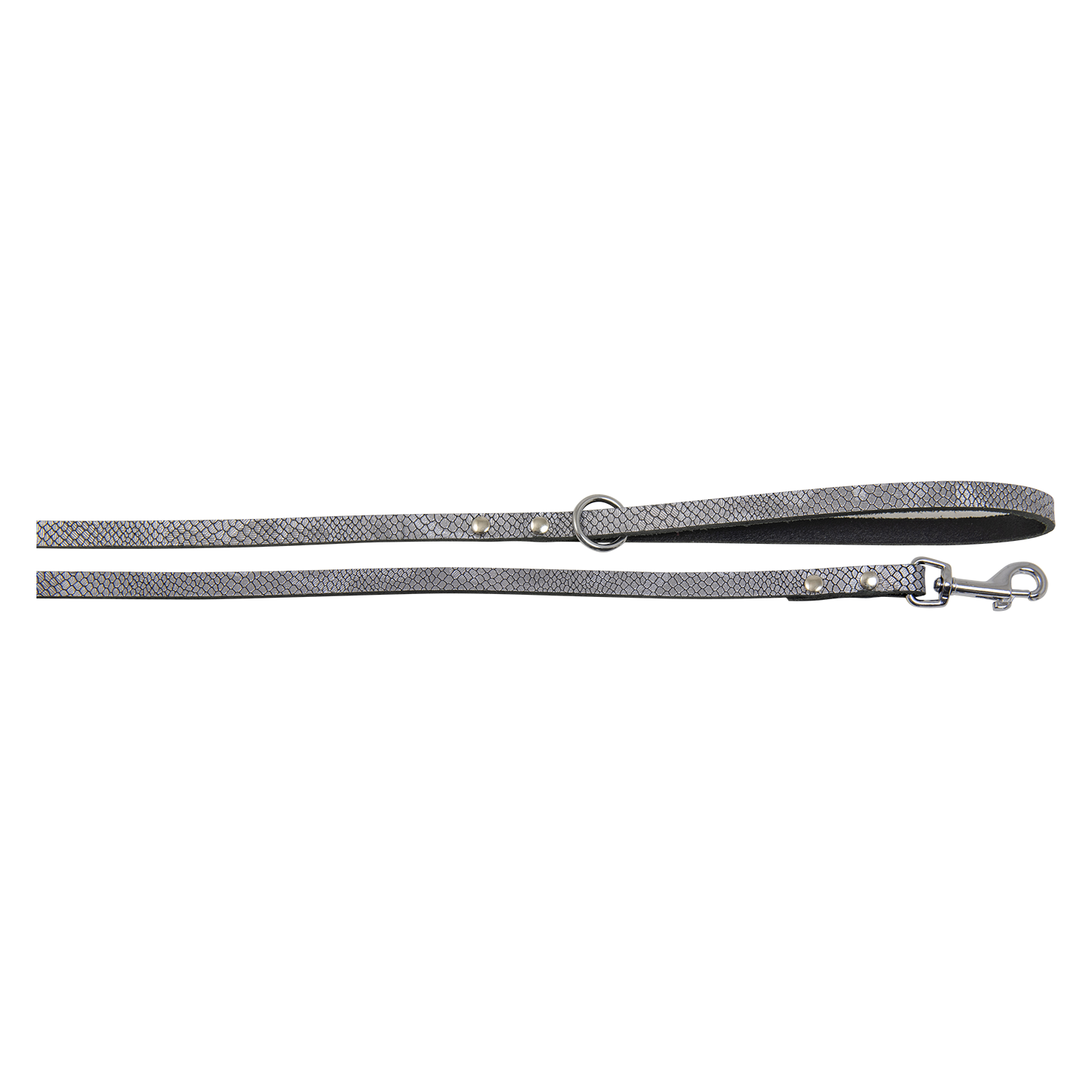 Jack and Vanilla Leiband 5th Avenue Monaco - 10mmx100cm - Snake Zilver