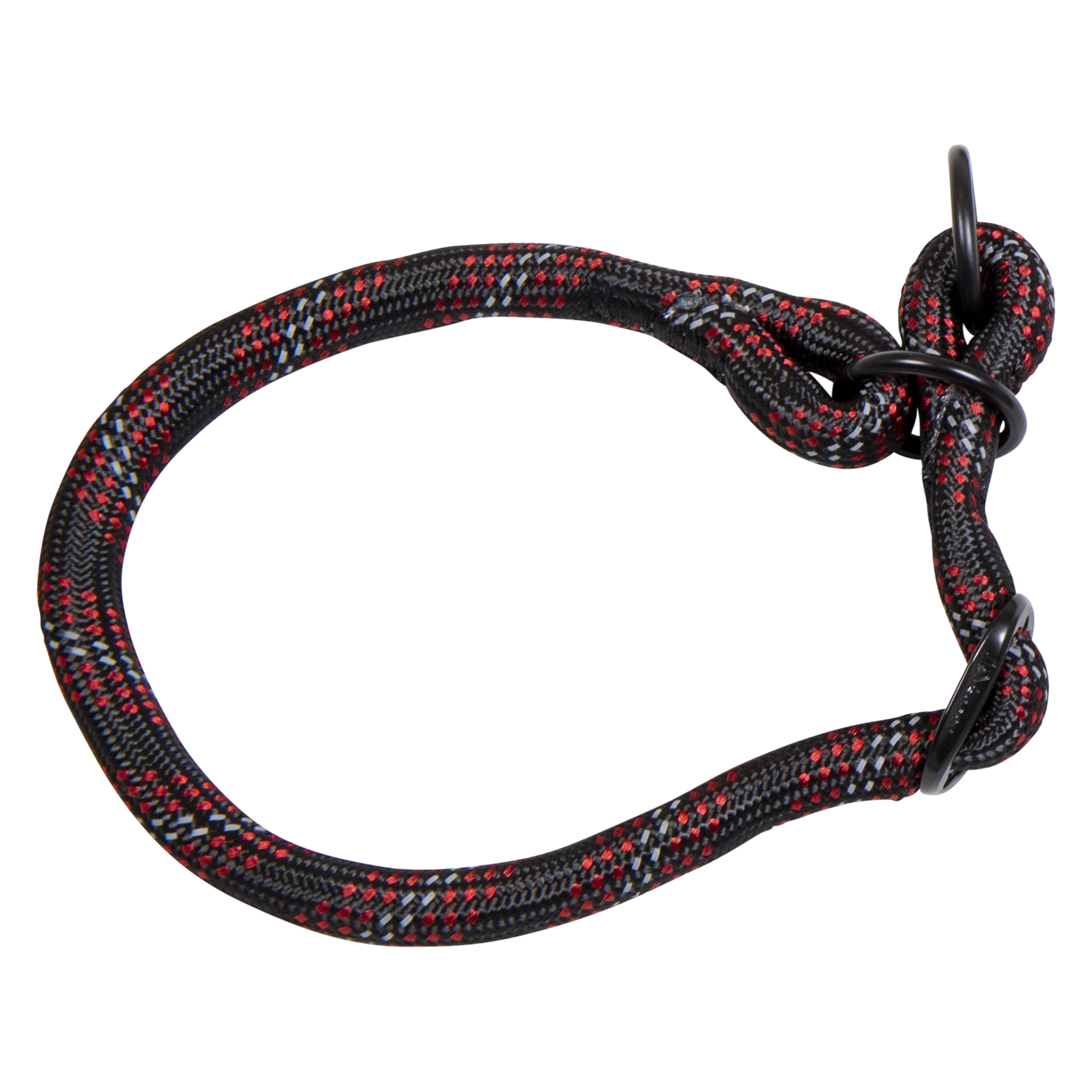 Jack and Vanilla Sliphalsband Sport Luminous Dots - 12mmx35-40cm - Zwart