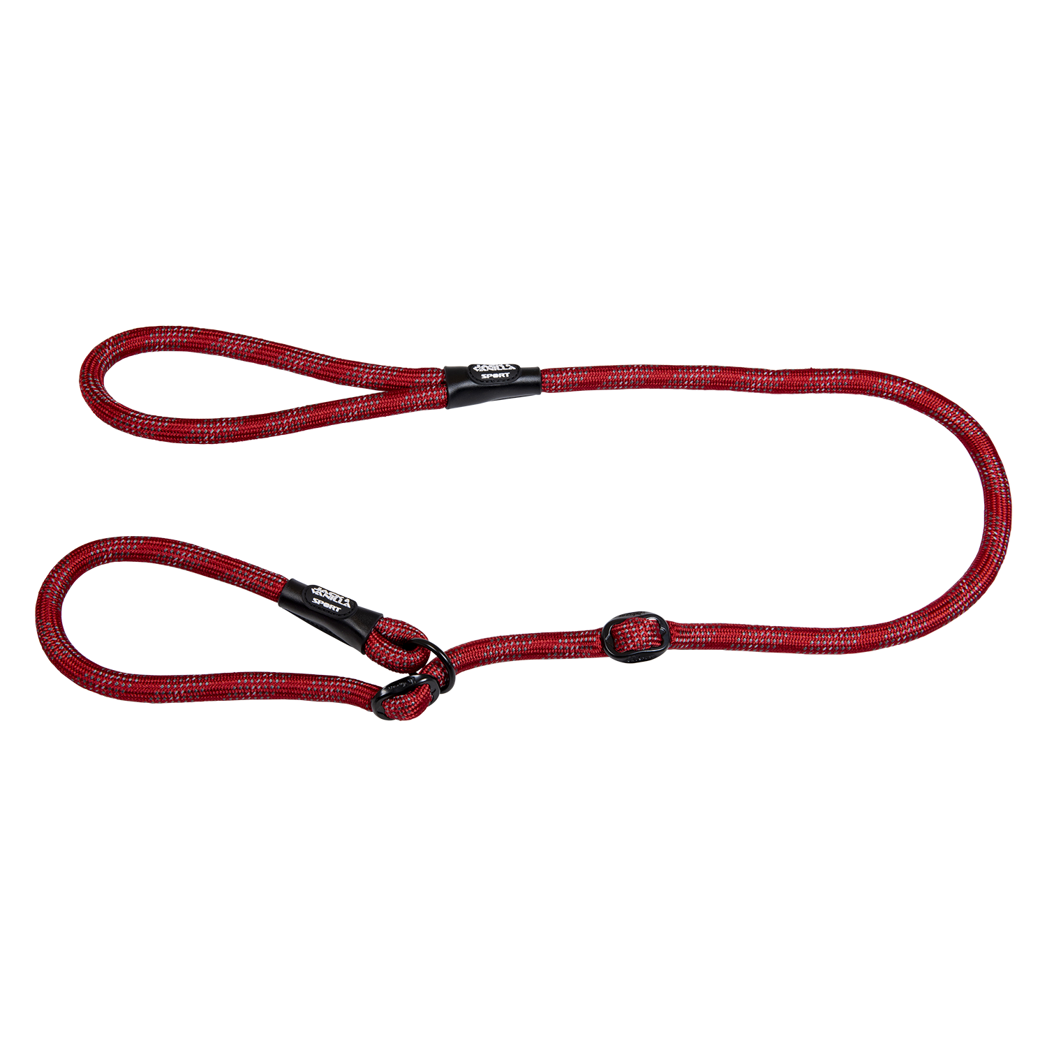 Jack and Vanilla Sliplijn Sport Luminous Dots - 12mmx140cm - Rood