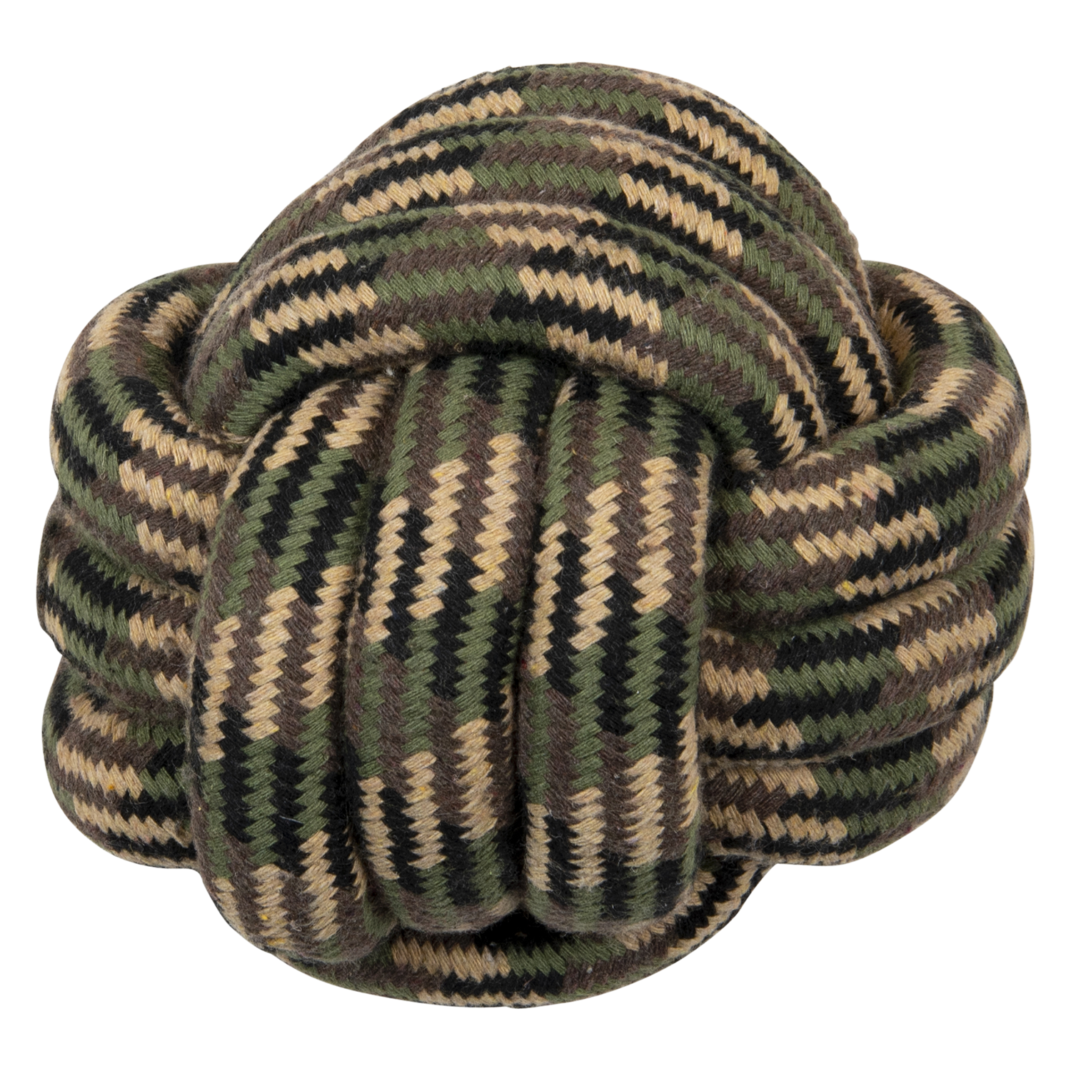 Jack and Vanilla Hondenspeeltje Sport Camouflage - 13cm - Groen/Bruin