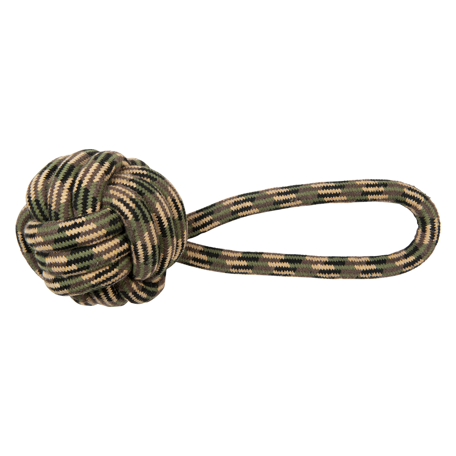 Jack and Vanilla Hondenspeeltje Sport Camouflage - 34cm - Groen/Bruin