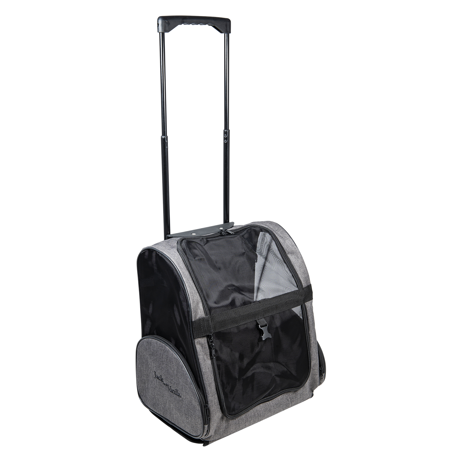 Jack and Vanilla Trolley Timeless Travel (AB) - 40x26x40cm - Grijs/Zwart