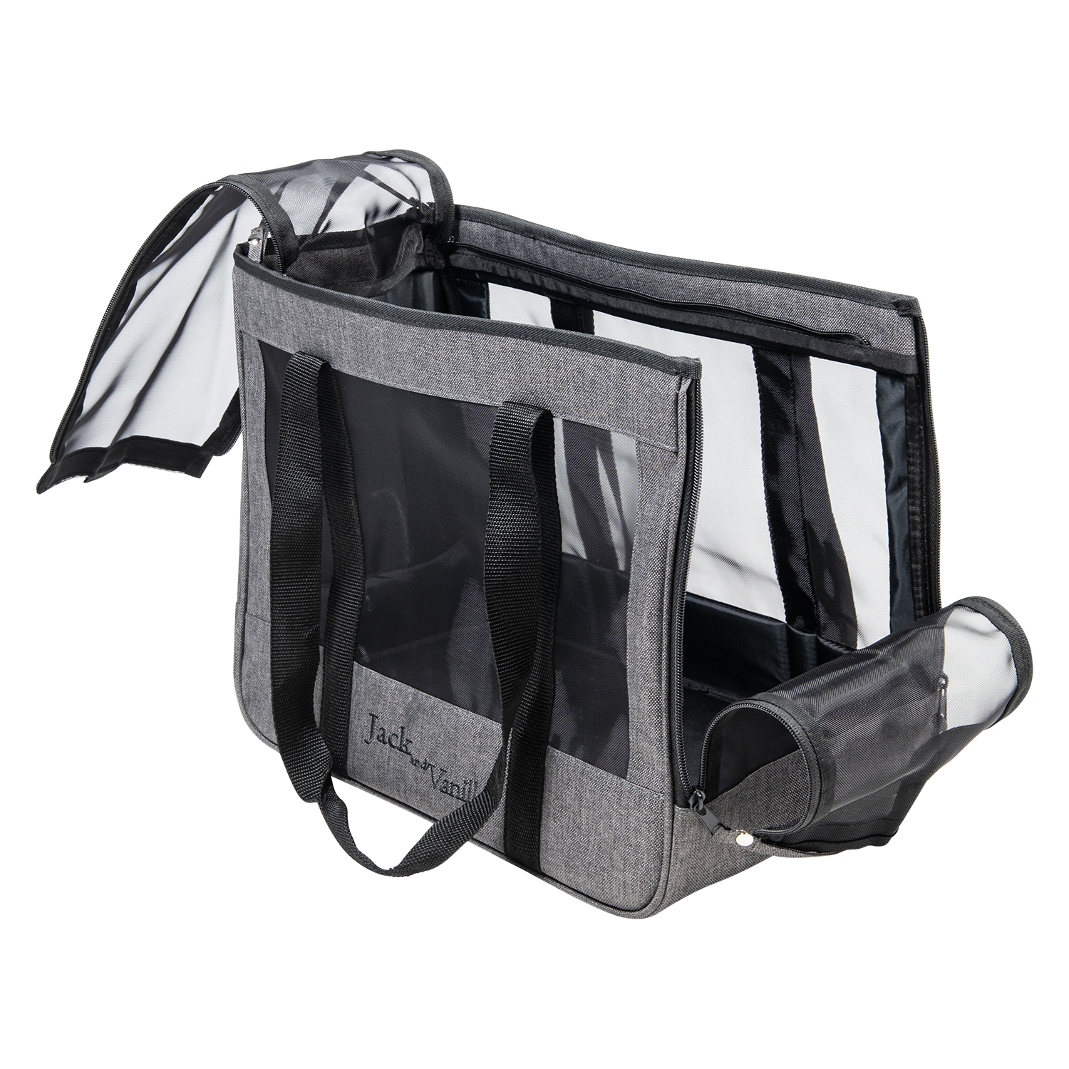 Jack and Vanilla Draagtas Sport Travel (AB) - 40x23x32cm - Grijs/Zwart