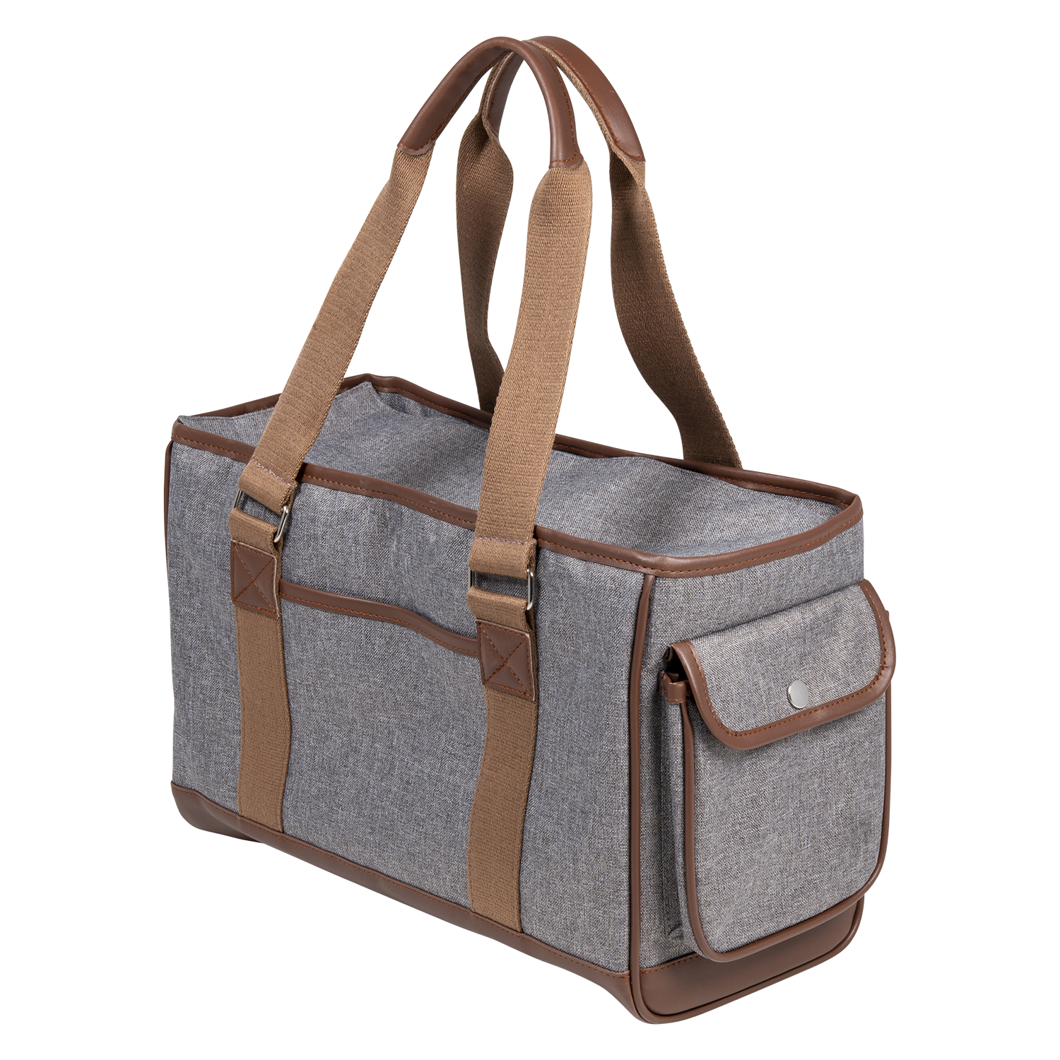 Jack and Vanilla draagtas voor honden en katten, grijs, 39 cm