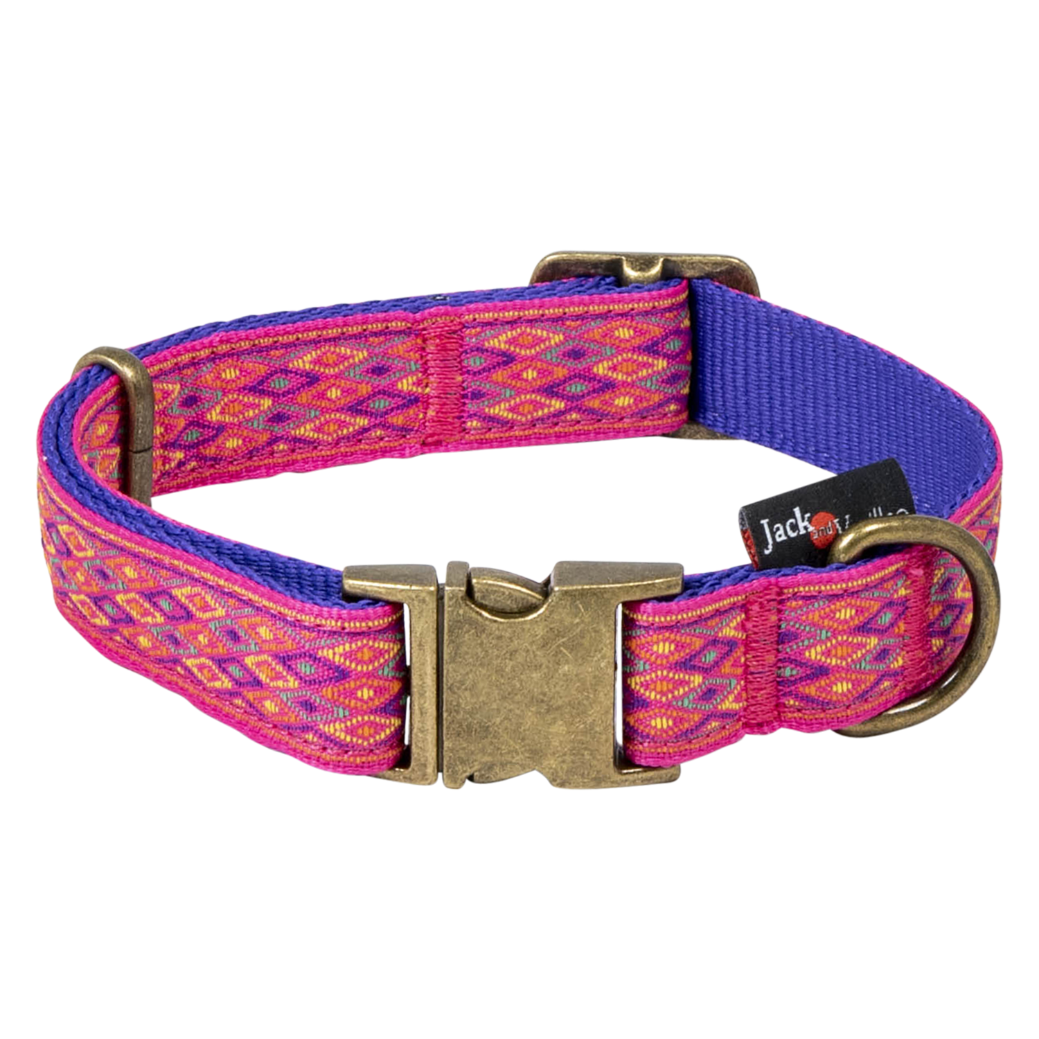 Jack and Vanilla Halsband House of Colors Ibiza (House) - 15mmx24-35cm - Fuchsia