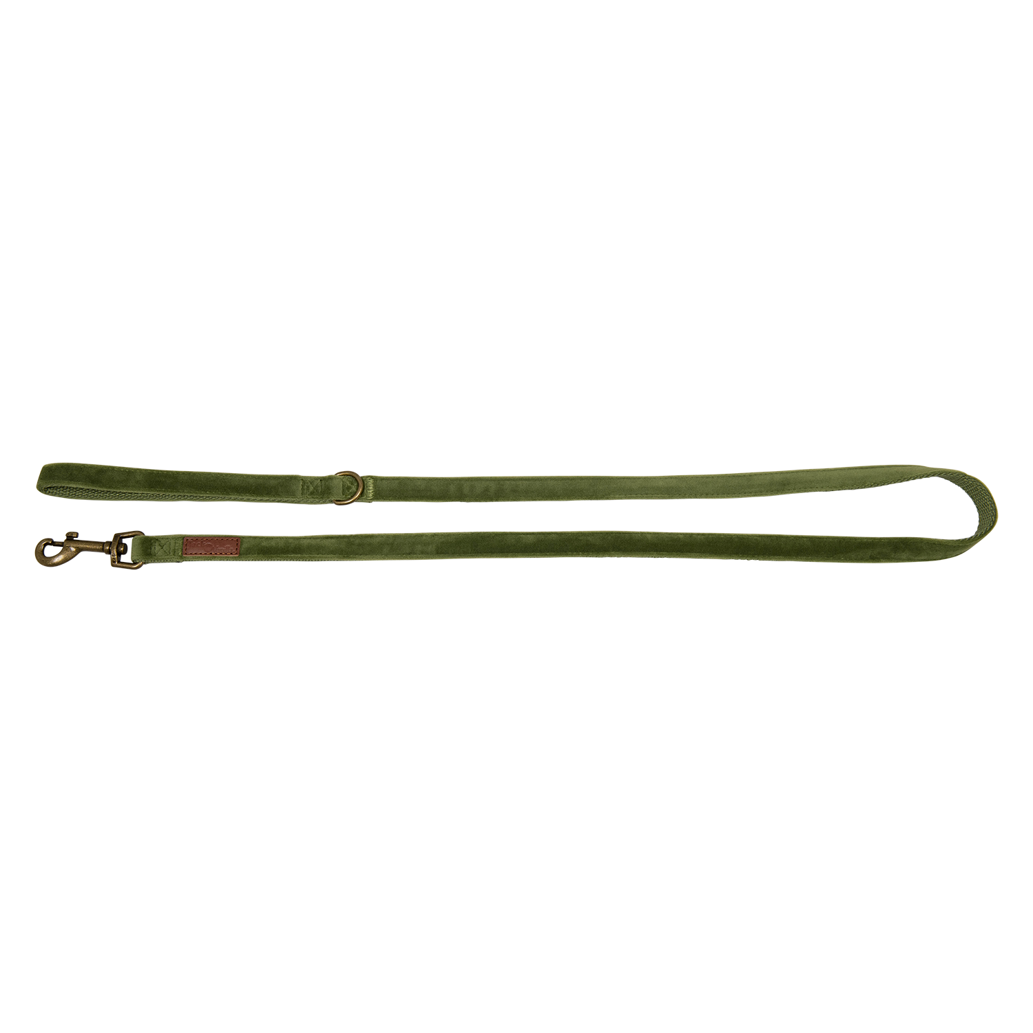 Jack and Vanilla Leiband 5th Avenue Velvet - 10mmx120cm - Olijf