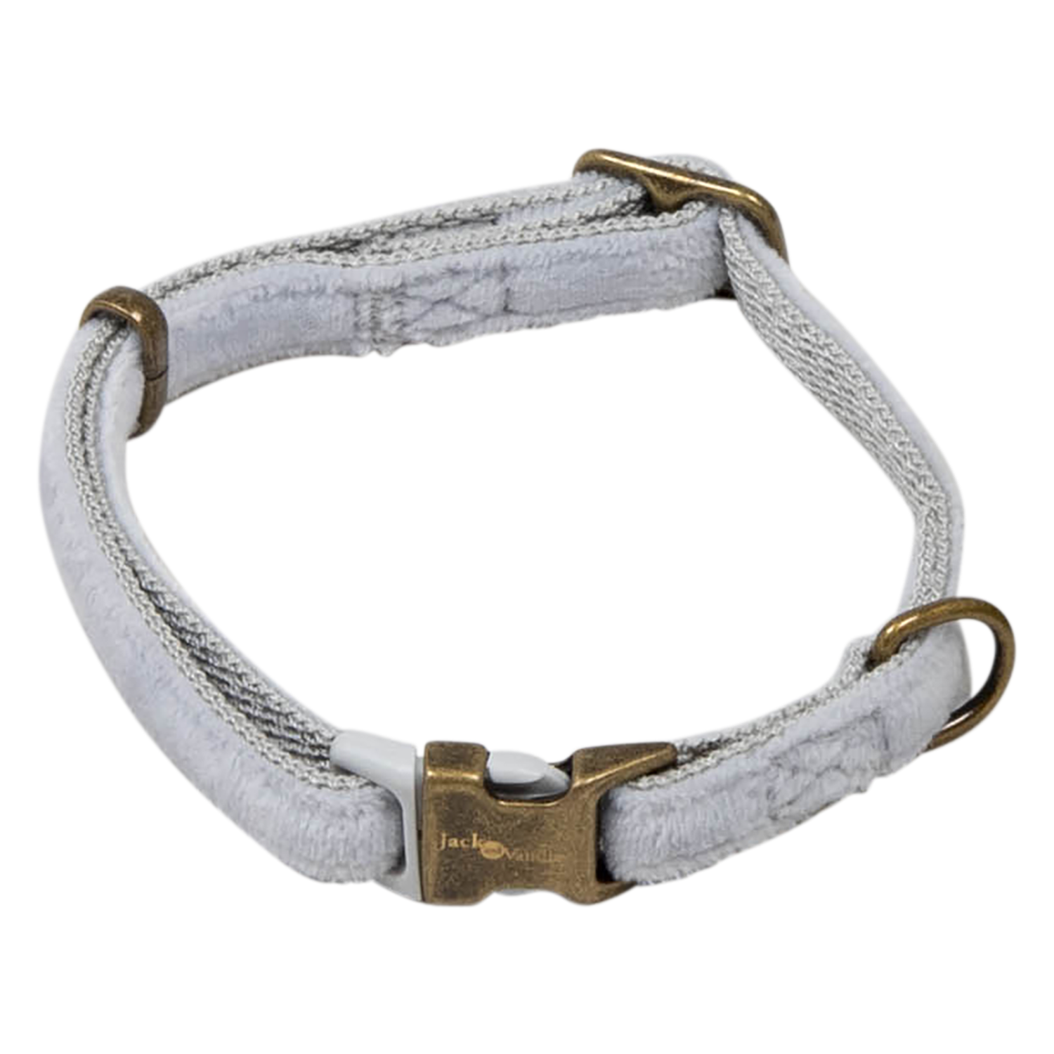 Jack and Vanilla Halsband 5th Avenue Velvet - 10mmx24-35cm - Smoke