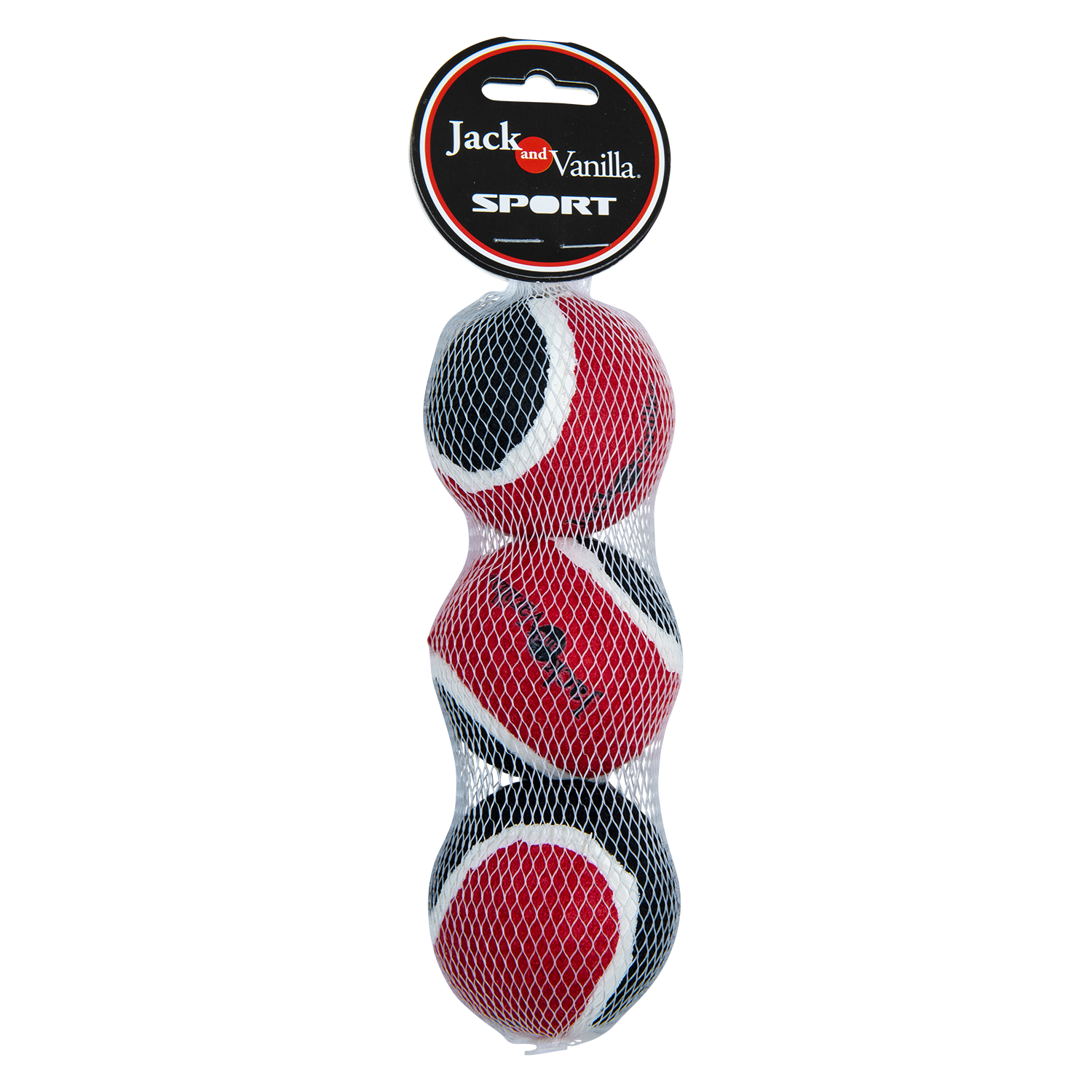 Jack and Vanilla Tennisbal Sport Balboa - 6,3cm - Zwart/Rood