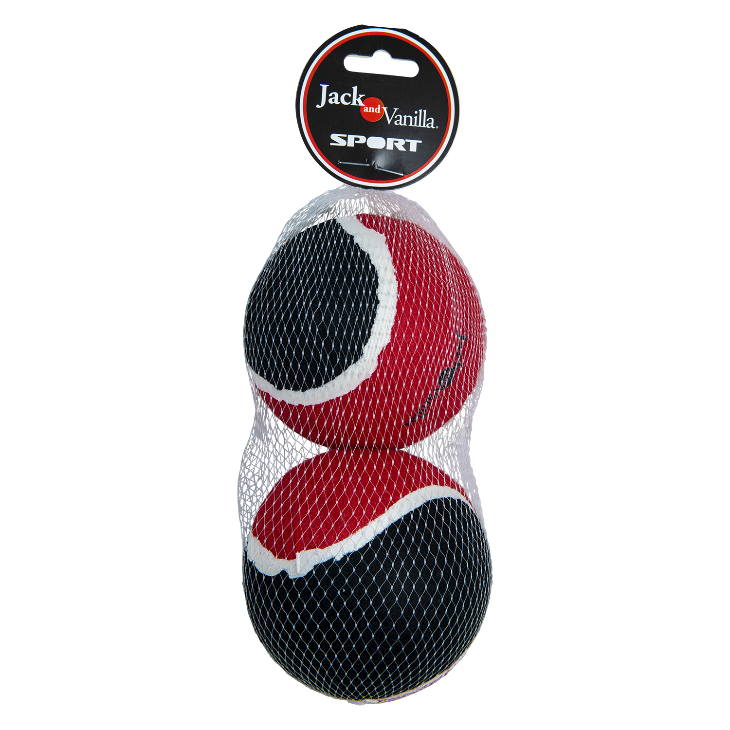 Jack and Vanilla Tennisbal Sport Balboa - 10cm - Zwart/Rood
