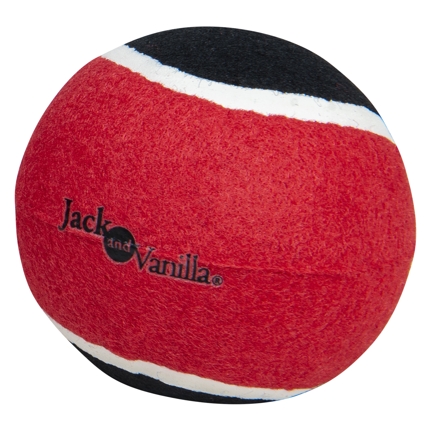 Jack and Vanilla Tennisbal Sport Balboa - 10cm - Zwart/Rood