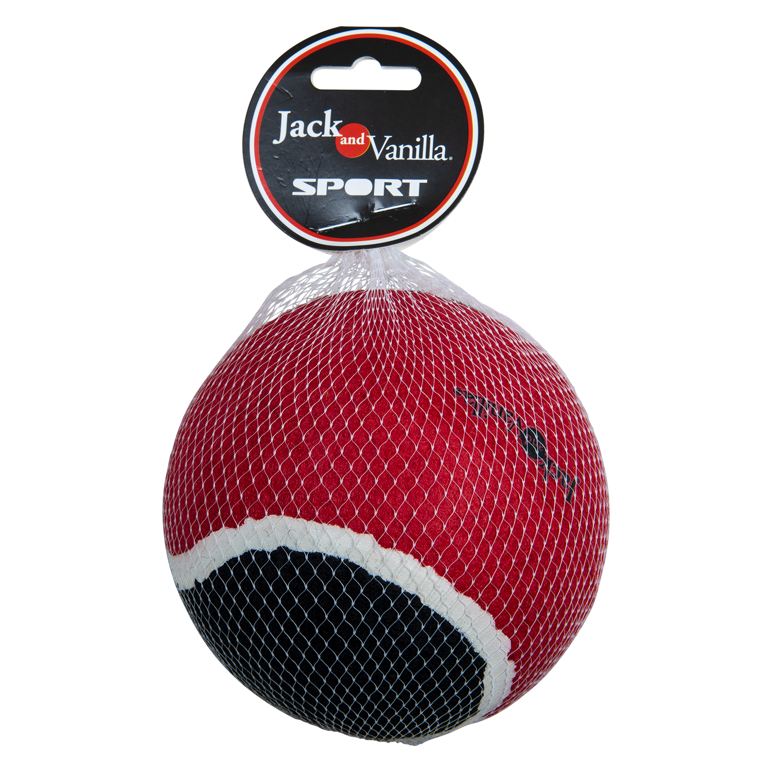 Jack and Vanilla Tennisbal Sport Balboa - 13cm - Zwart/Rood
