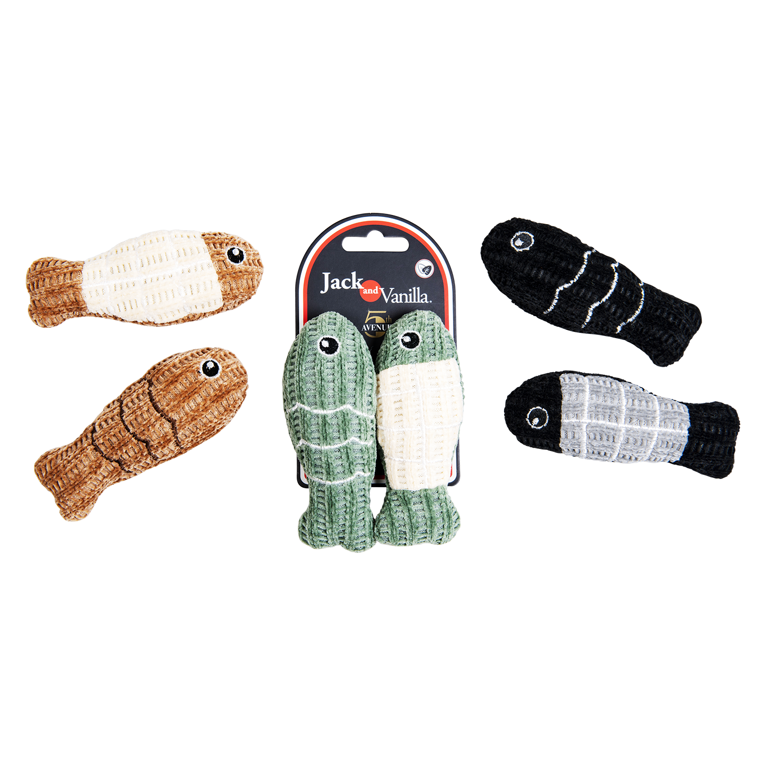 Jack and Vanilla Kattenspeeltje 5th Avenue Purrl - 12cm - Assorti