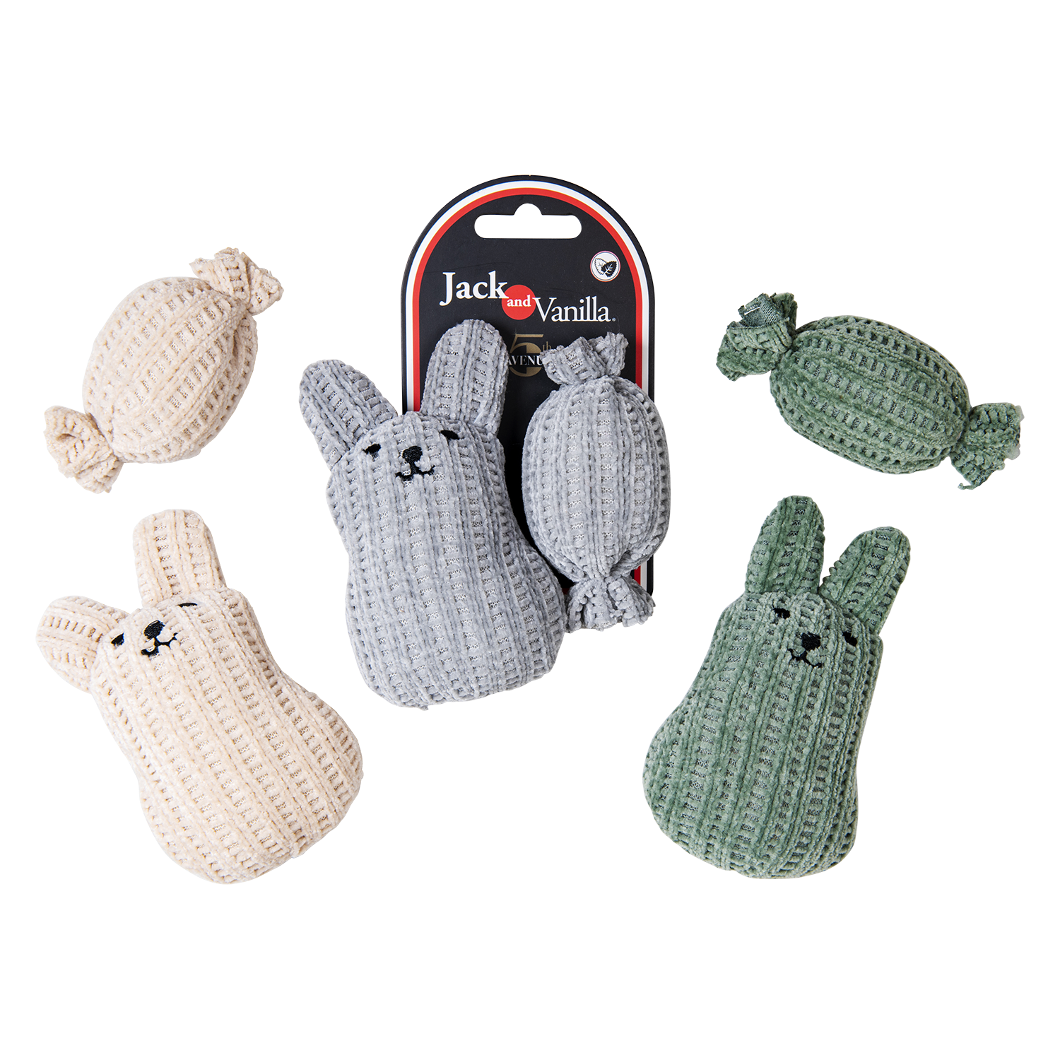 Jack and Vanilla Kattenspeeltje 5th Avenue Purrl - 12cm - Assorti
