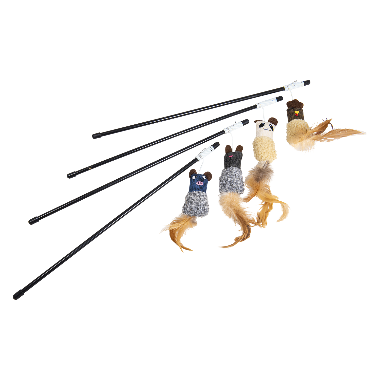 Jack and Vanilla Kattenspeeltje 5th Avenue Purrl - 46cm - Assorti