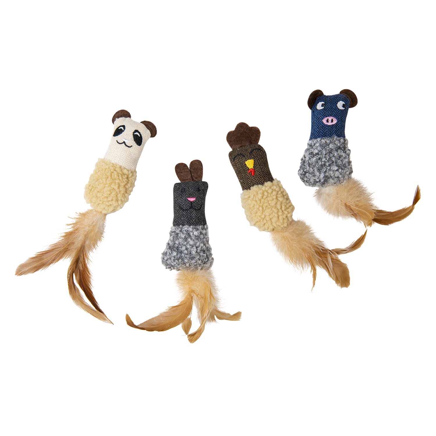 Jack and Vanilla Kattenspeeltje 5th Avenue Purrl - 9cm - Assorti