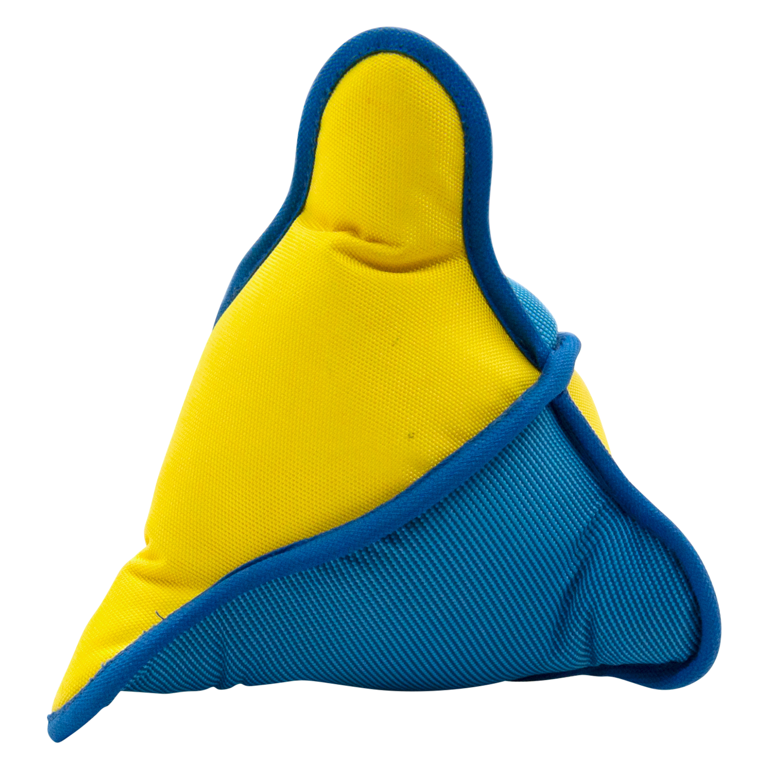 Jack and Vanilla Drijvend hondenspeeltje Sport Rex - 18cm - Geel/Blauw