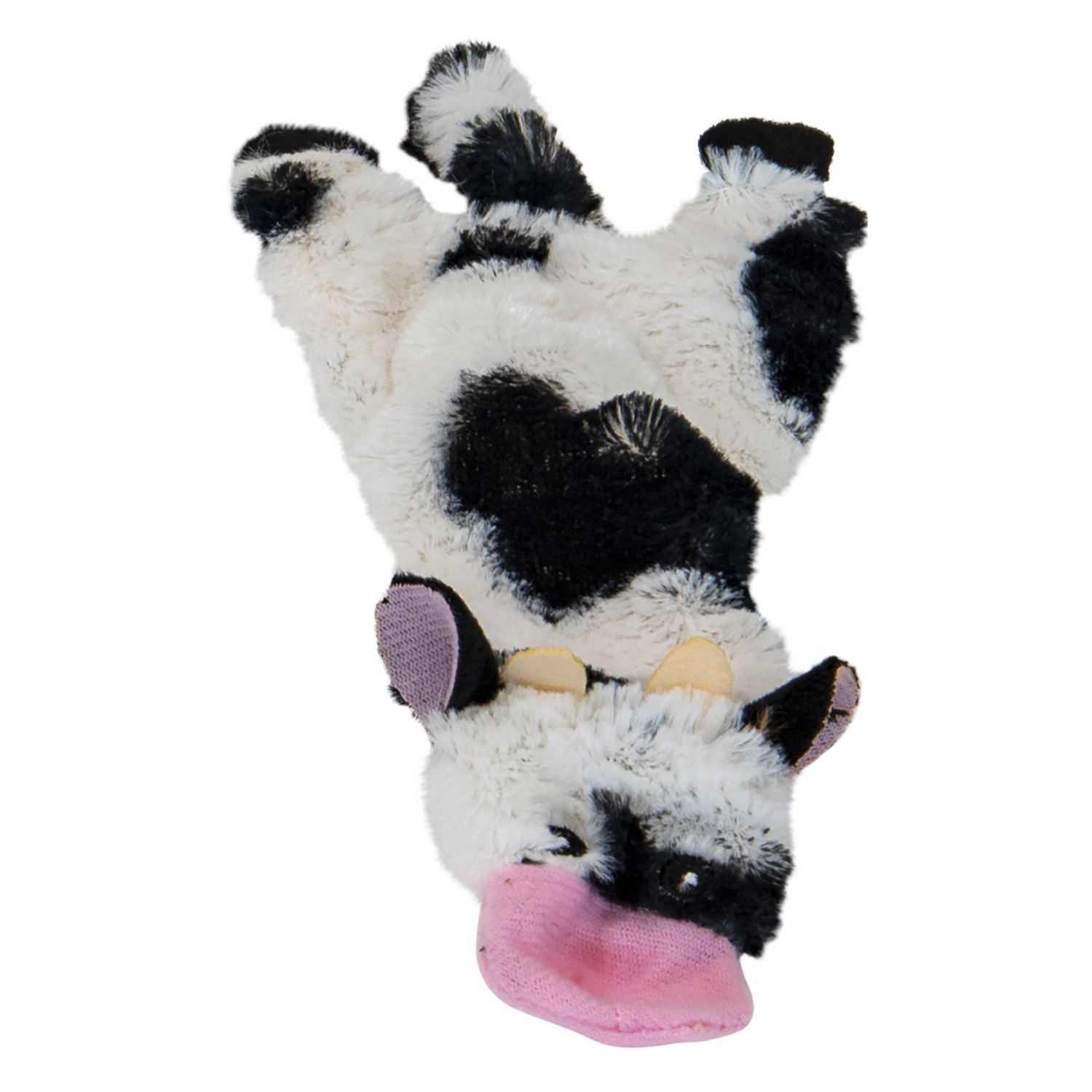Jack and Vanilla Hondenspeeltje Home Sweet Home Flatties - 20cm - Wit/Zwart
