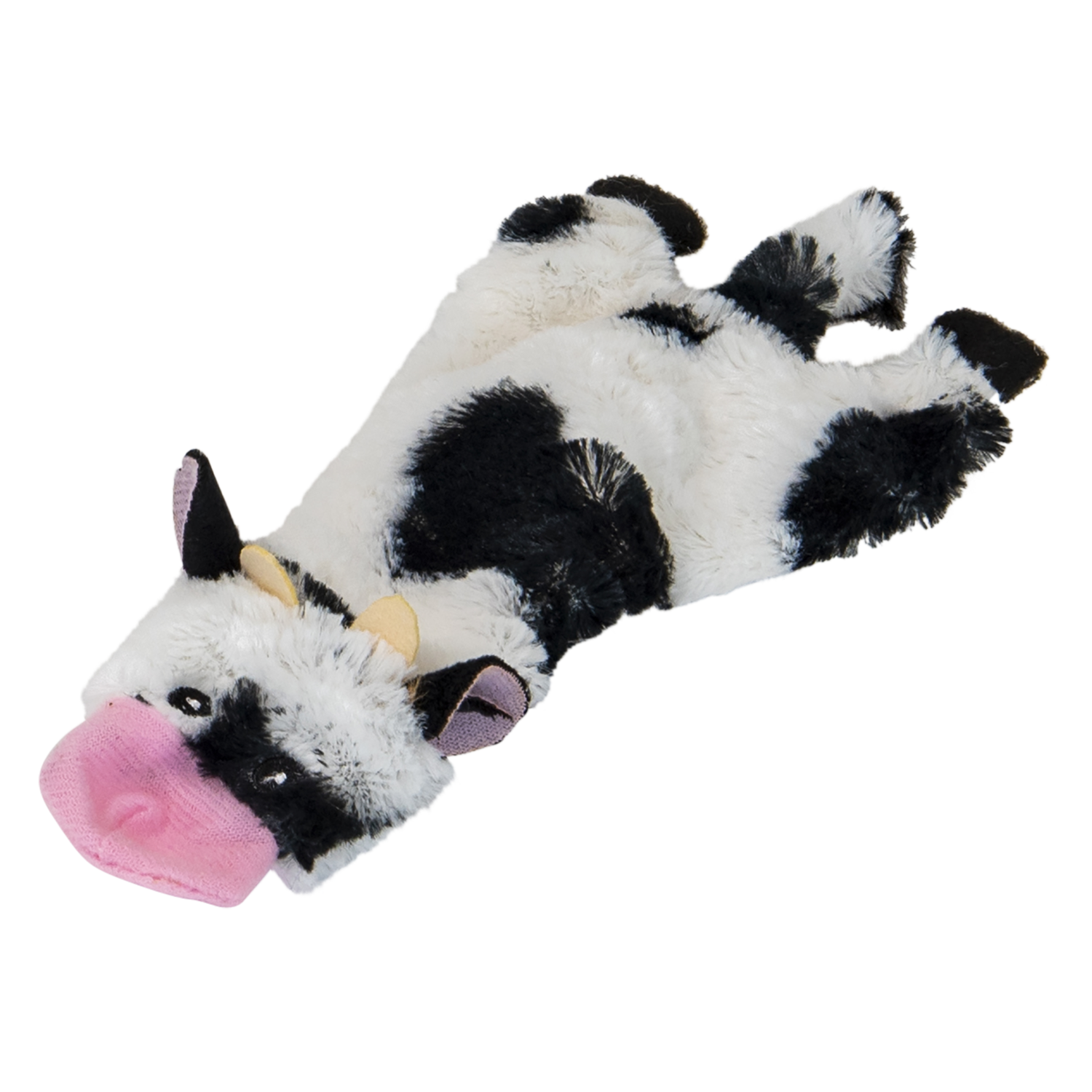 Jack and Vanilla Hondenspeeltje Home Sweet Home Flatties - 20cm - Wit/Zwart