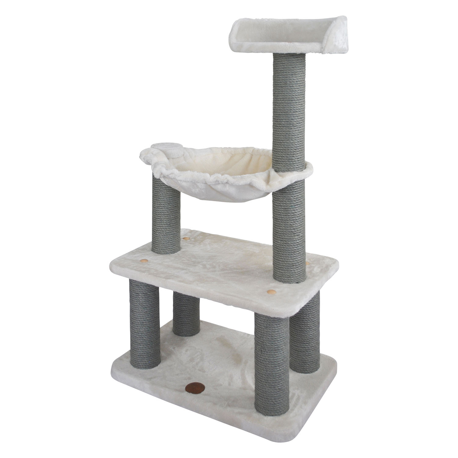 Jack and Vanilla Krabpaal Timeless Cat Trees (Home) - 58x38x112cm - Crème