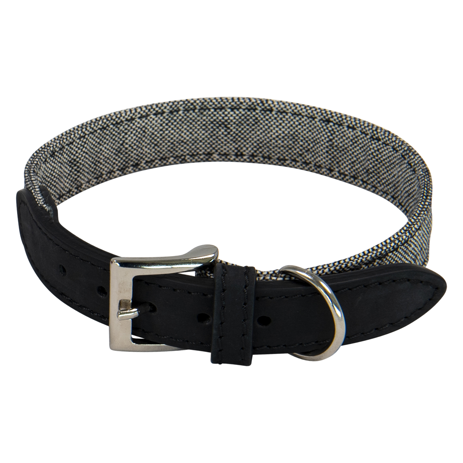 Jack and Vanilla Halsband 5th Avenue Quebec - 20mmx40cm - Zwart