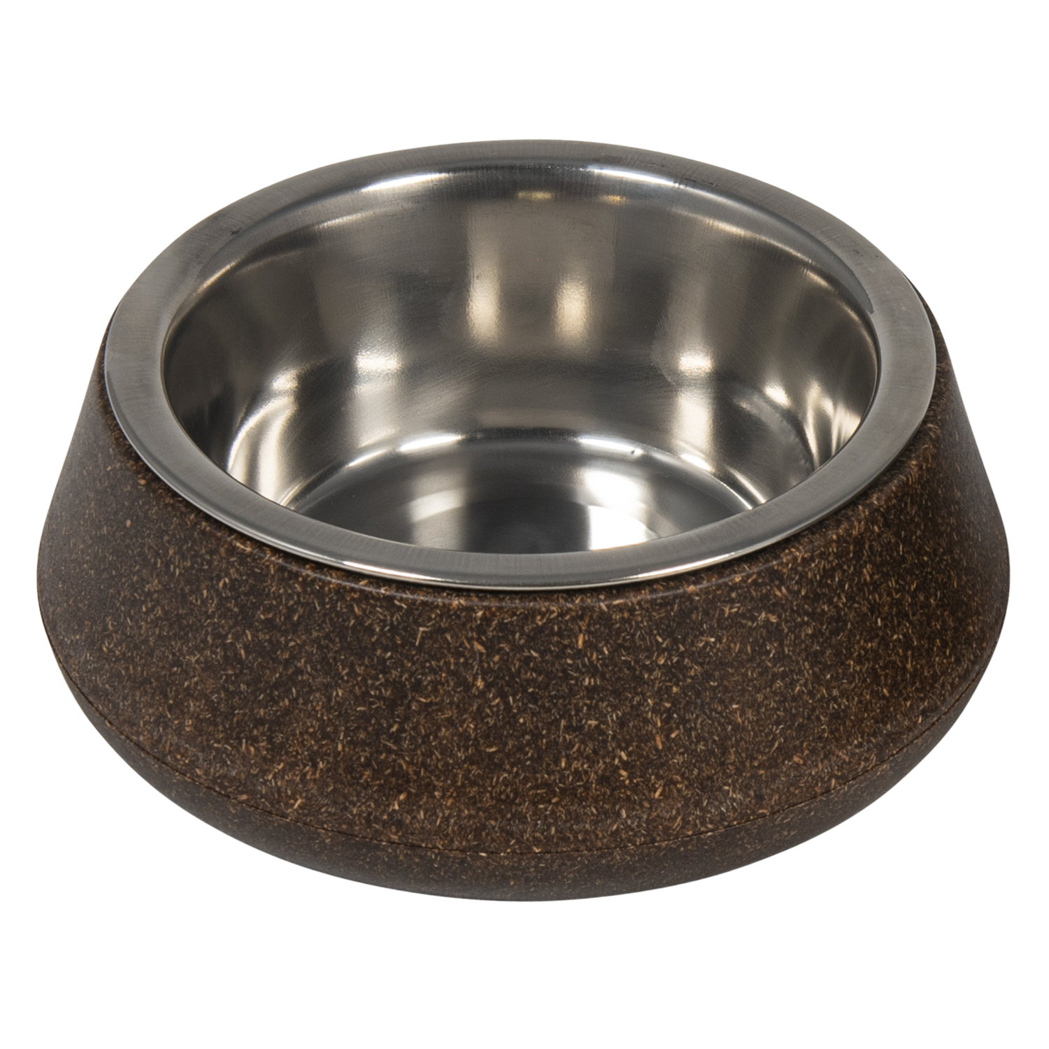 Jack and Vanilla Bamboe voerbak Timeless Bon Appetit (Time) - Ø14cm - Bruin
