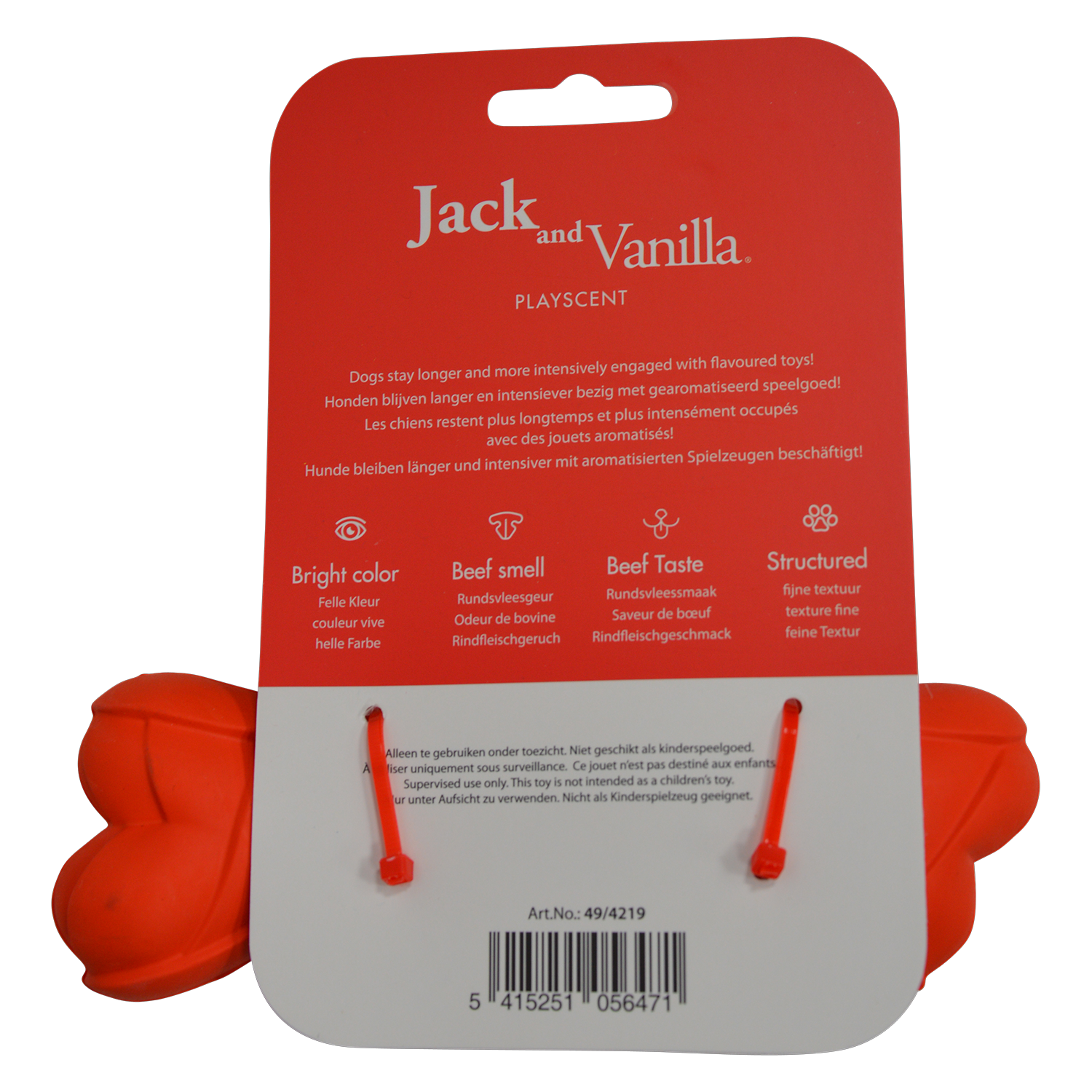 Jack and Vanilla speeltje voor honden