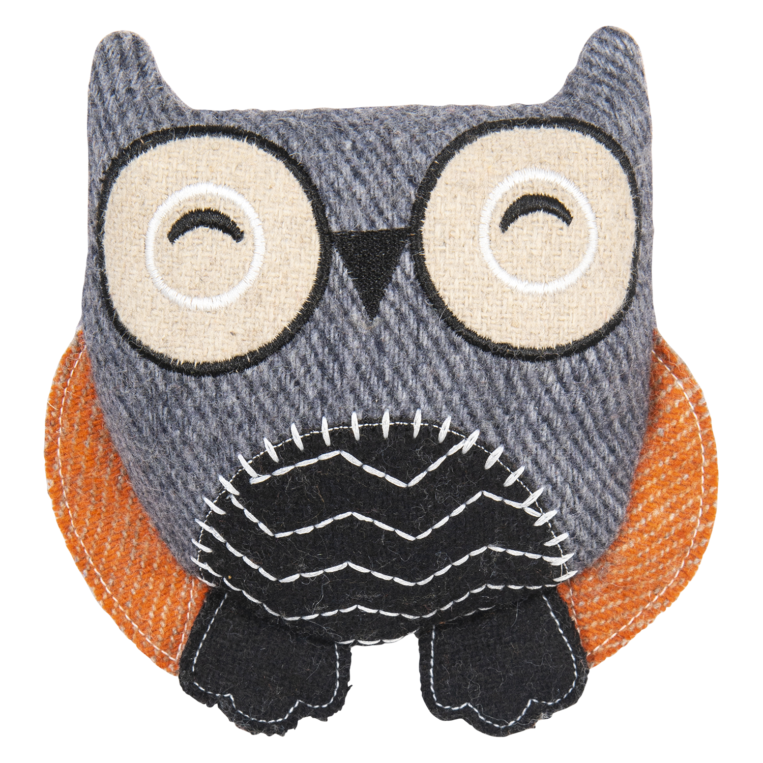 Jack and Vanilla Uil Revive Revive Toys - 17cm - Donkergrijs