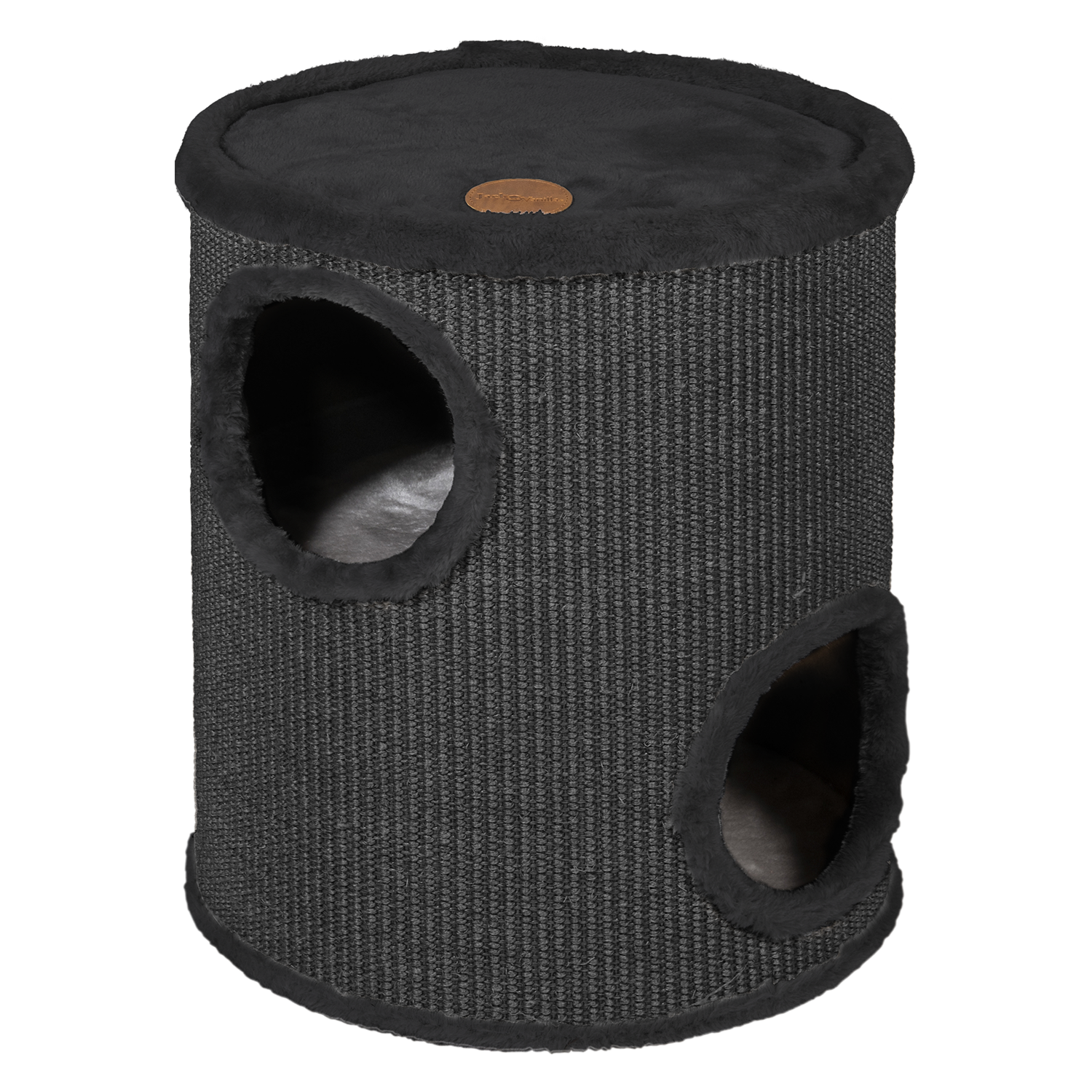 Jack and Vanilla Krabpaal Timeless Cat Trees (Time) - Ø36x50cm - Zwart