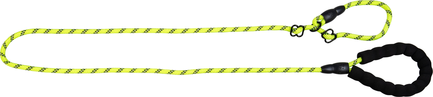 Animal Boulevard SAFETY Sliplijn met EVA-handvat Geel-8mmx150cm