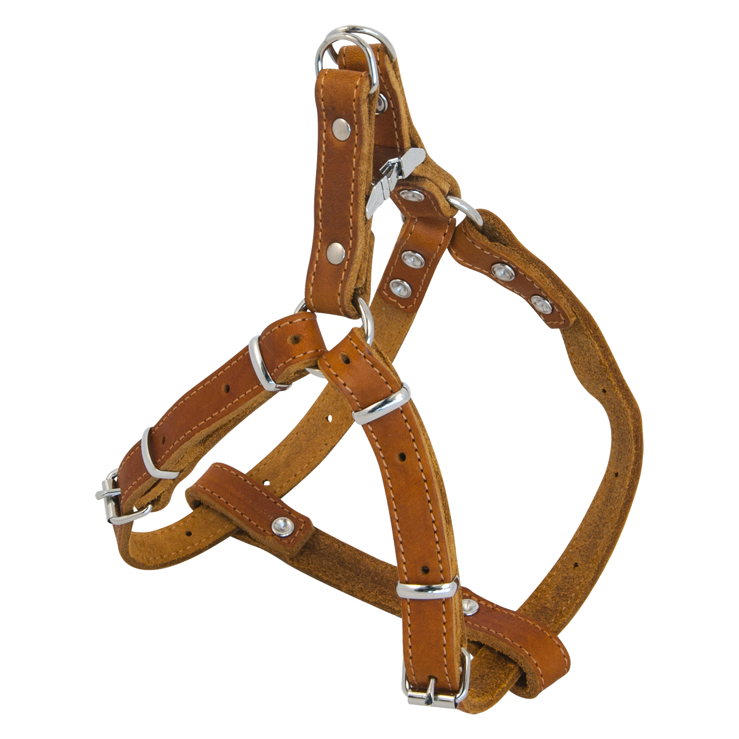 Jack and Vanilla Instaptuigje Timeless Greased Leather - 16mmx30-50cm - Cognac