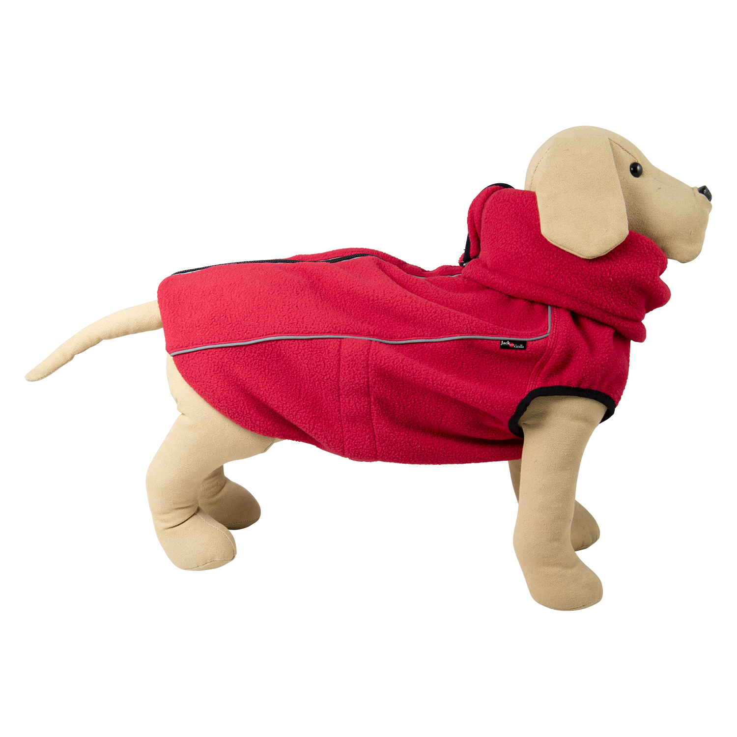 Jack and Vanilla Jas met fleece Sport Outdoor - 40cm - Rood