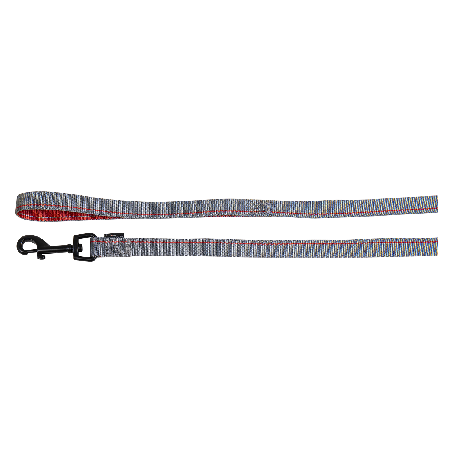 Jack and Vanilla Leiband House of Colors Stripe - 15mmx120cm - Grijs/Rood