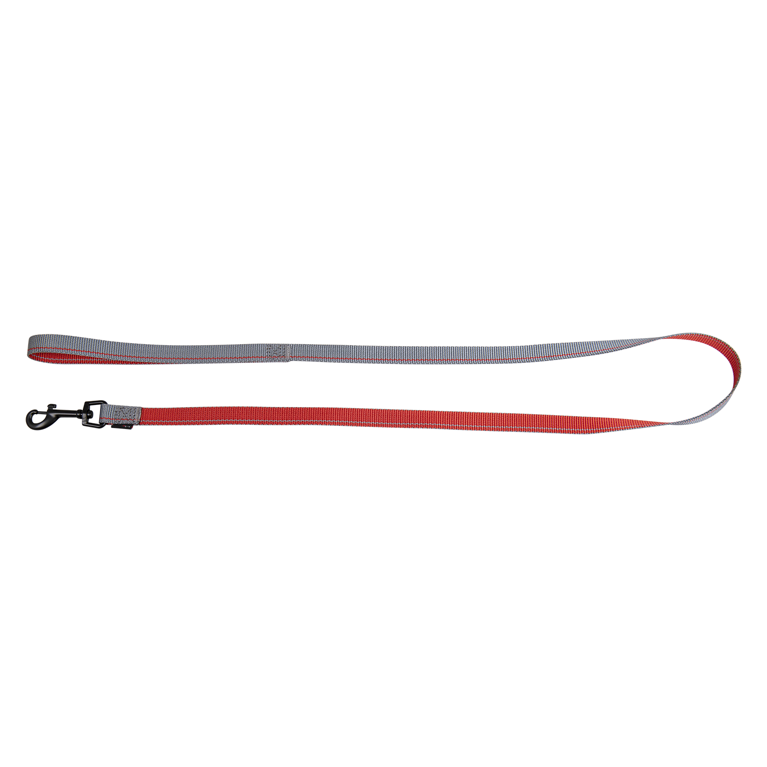 Jack and Vanilla Leiband House of Colors Stripe - 15mmx120cm - Grijs/Rood