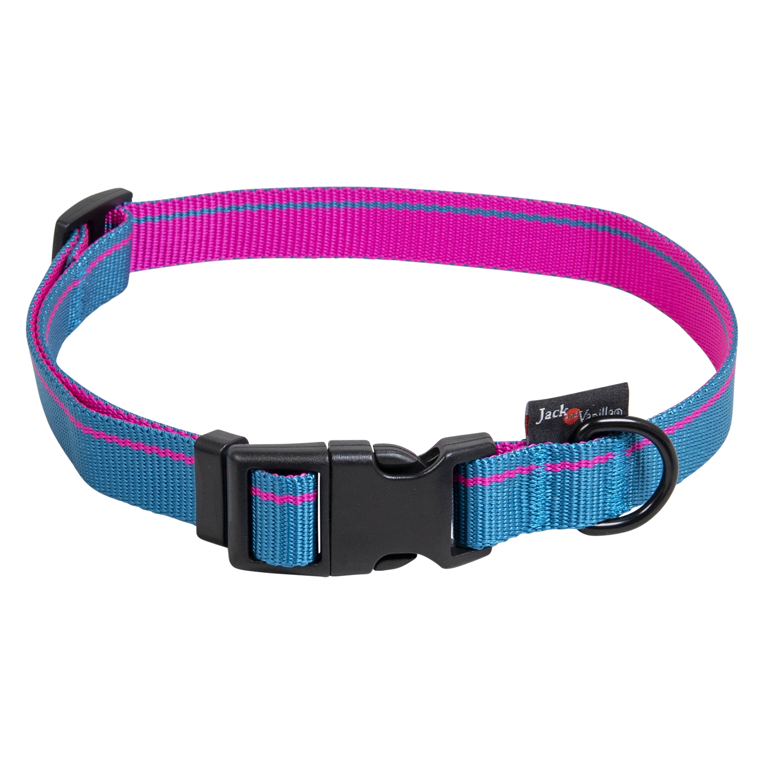 Jack and Vanilla Halsband House of Colors Stripe - 20mmx39-65cm - Blauw