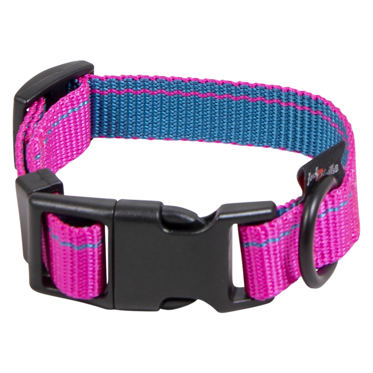 Jack and Vanilla Halsband House of Colors Stripe - 15mmx18-26cm - Roze