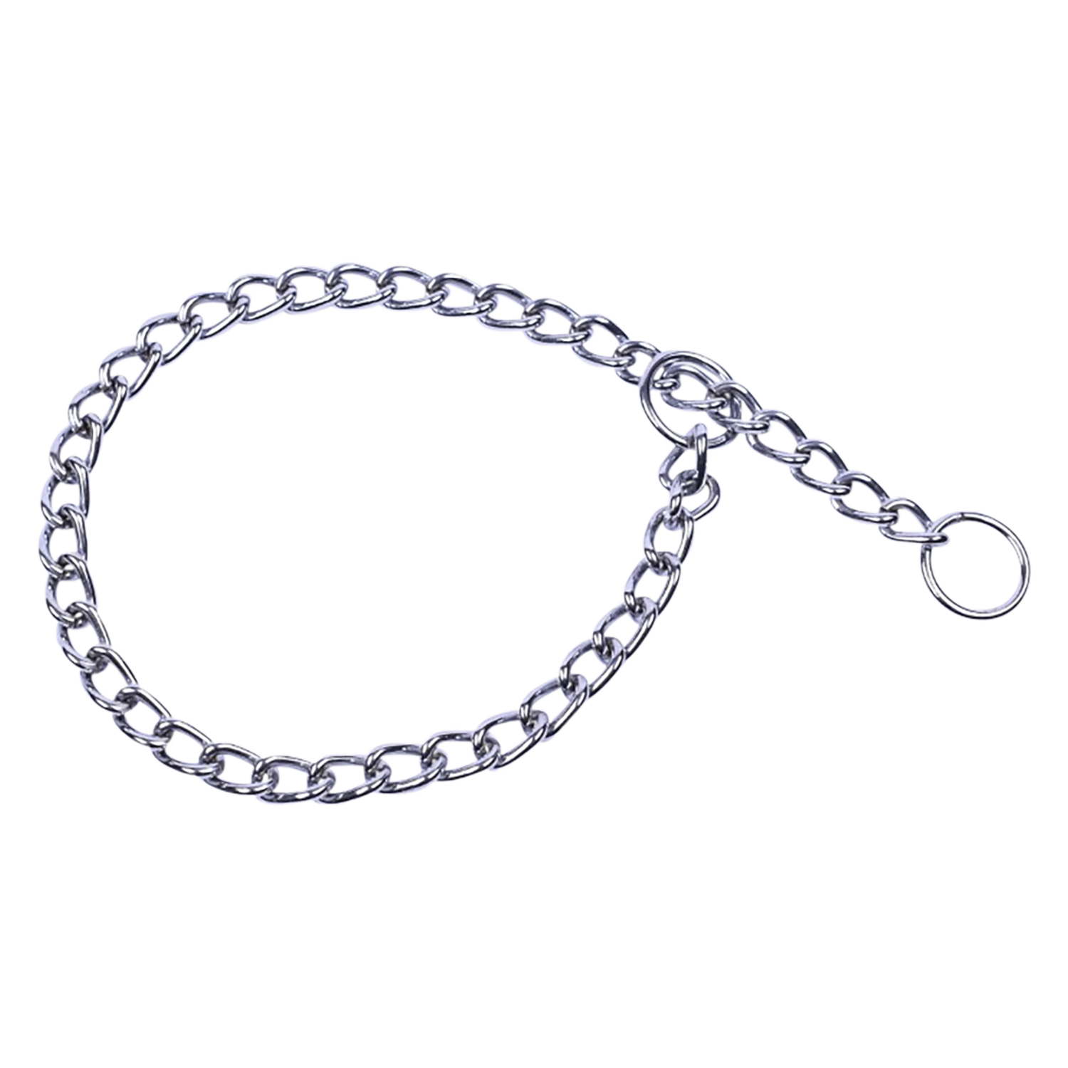 Jack and Vanilla Correctieketting Timeless Greased Leather - 3mmx55cm - Verchroomd