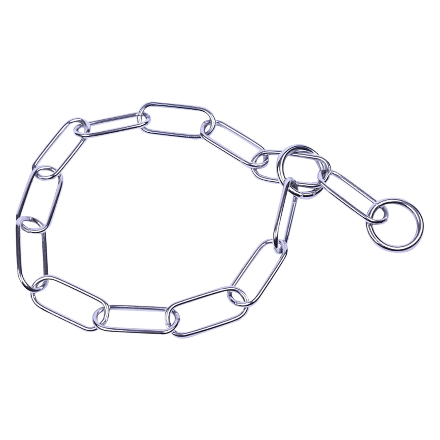 Jack and Vanilla Correctieketting Timeless Greased Leather - 4mmx83cm - Verchroomd