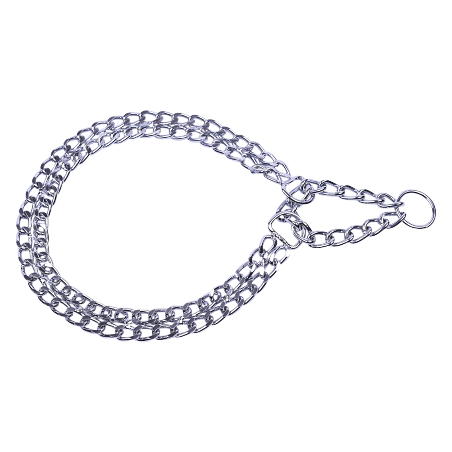Jack and Vanilla Sliphalsband ketting Timeless Greased Leather - 2mmx40cm - Verchroomd