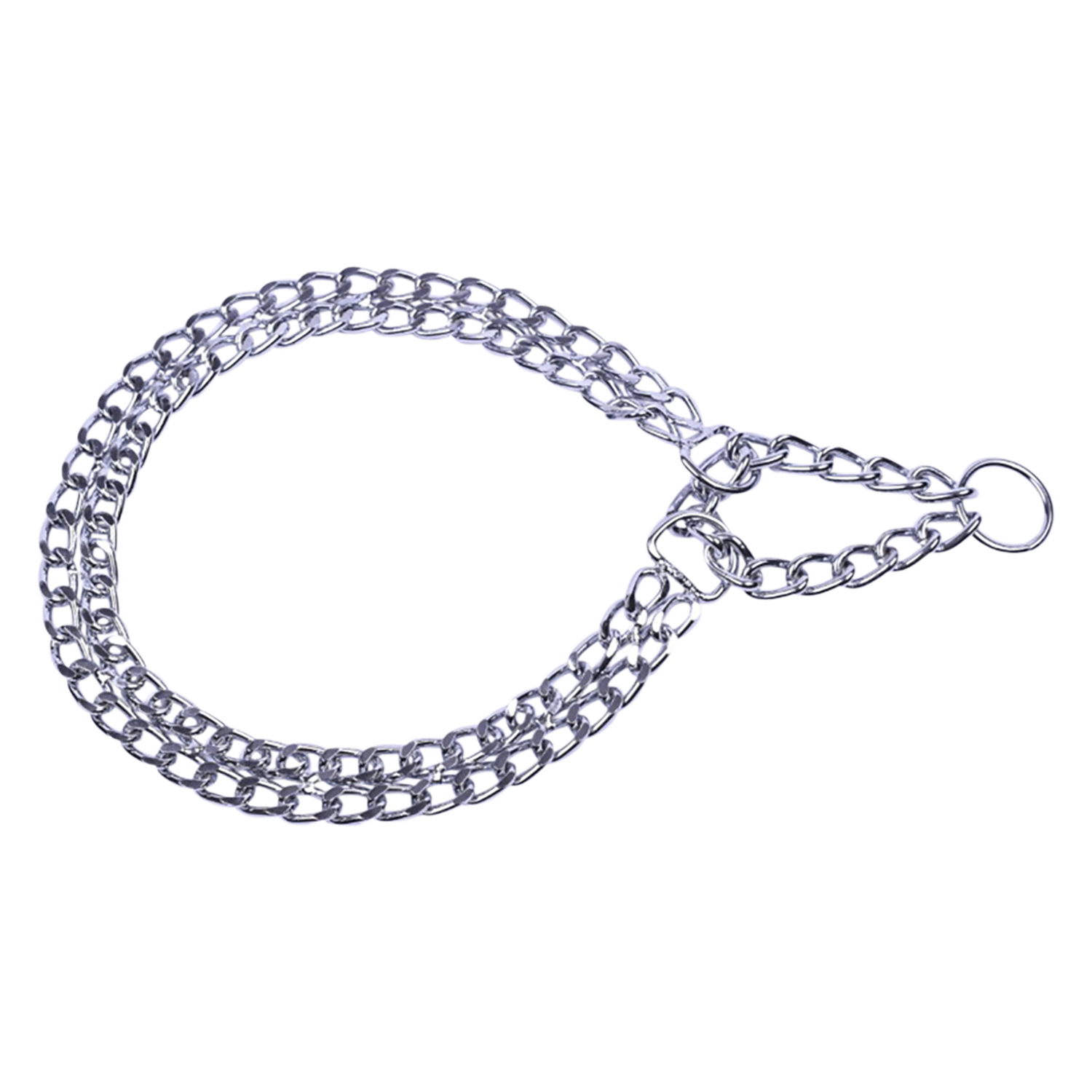 Jack and Vanilla Sliphalsband ketting Timeless Greased Leather - 2,5mmx55cm - Verchroomd